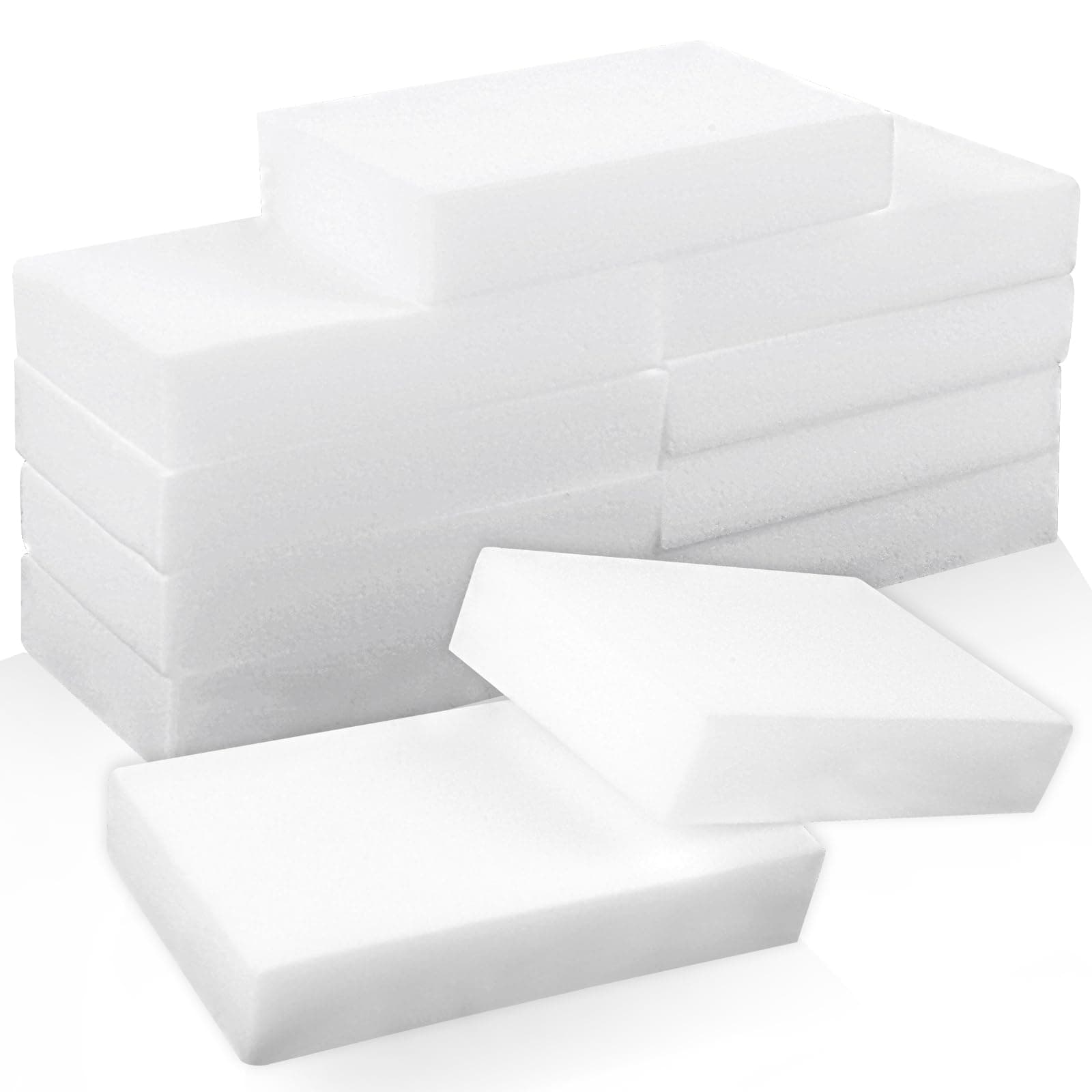 Magic Eraser Sponge 10 Pack Cleaning Supplies Scrub Dish Dust Products Cleaner Professional Commercial Scrub Sponge for Kitchen Bathroom Bathtub Toilet Sink Furniture Floor Wall