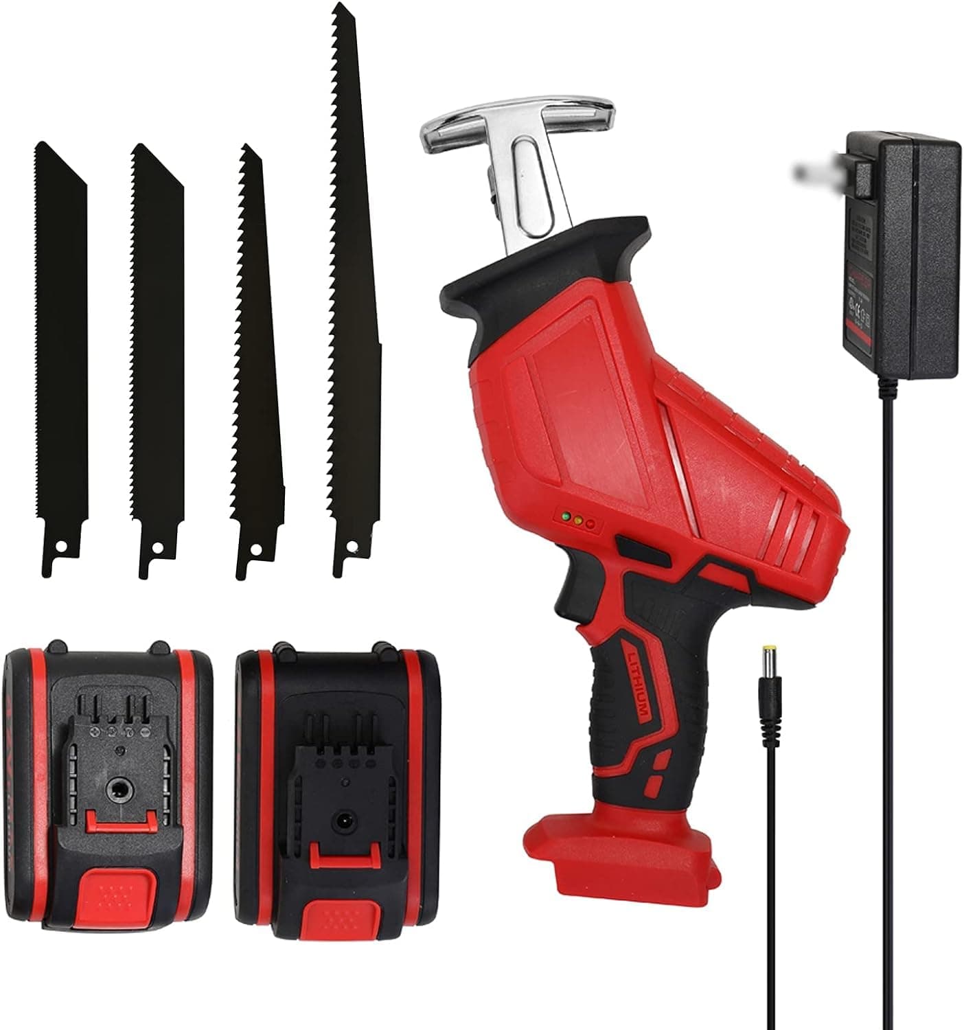 NovalLife42VF Reciprocating Saws Outdoor Saber Saw Portable Cordless Electric Power Tools with Lithium Battery