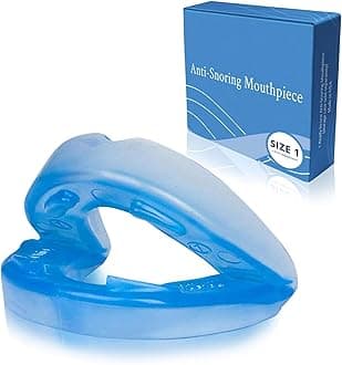 Anti-Snoring Mouthpiece, Comfort Size #1, Single Refill, Blue, Made in USA, BPA-Free, Medical-Grade Material (Blue)