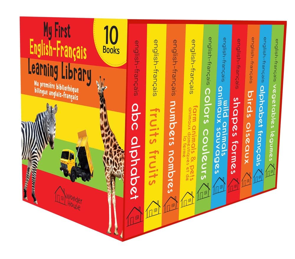 - My First English-French Learning Library (Ma première bibliothèque bilingue anglais-français) : Boxset of 10 English - French Board Books