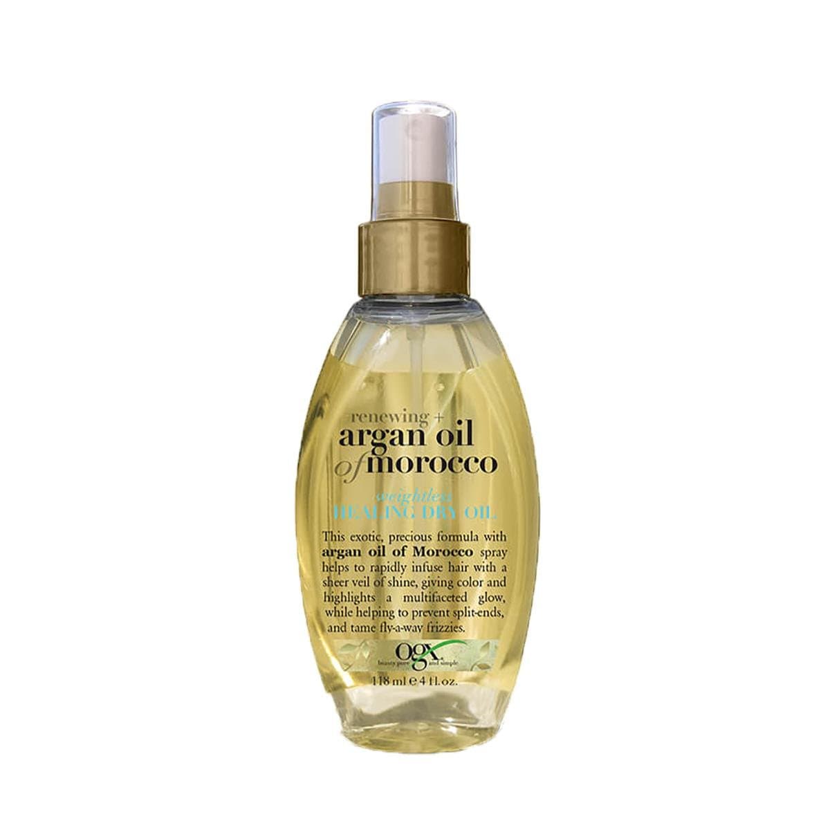 Hair Oil, Renewing+ Argan Oil Of Morocco, Weightless Reviving Dry Oil, Spray, 118ml