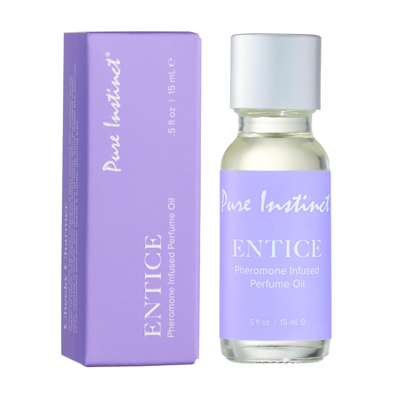 ENTICE Original Pheromone Infused Oil for Women – Essential Oil Fragrance, Long-Lasting Scent, TSA-Approved Travel Dropper Bottle, 0.5 fl oz (15 mL)