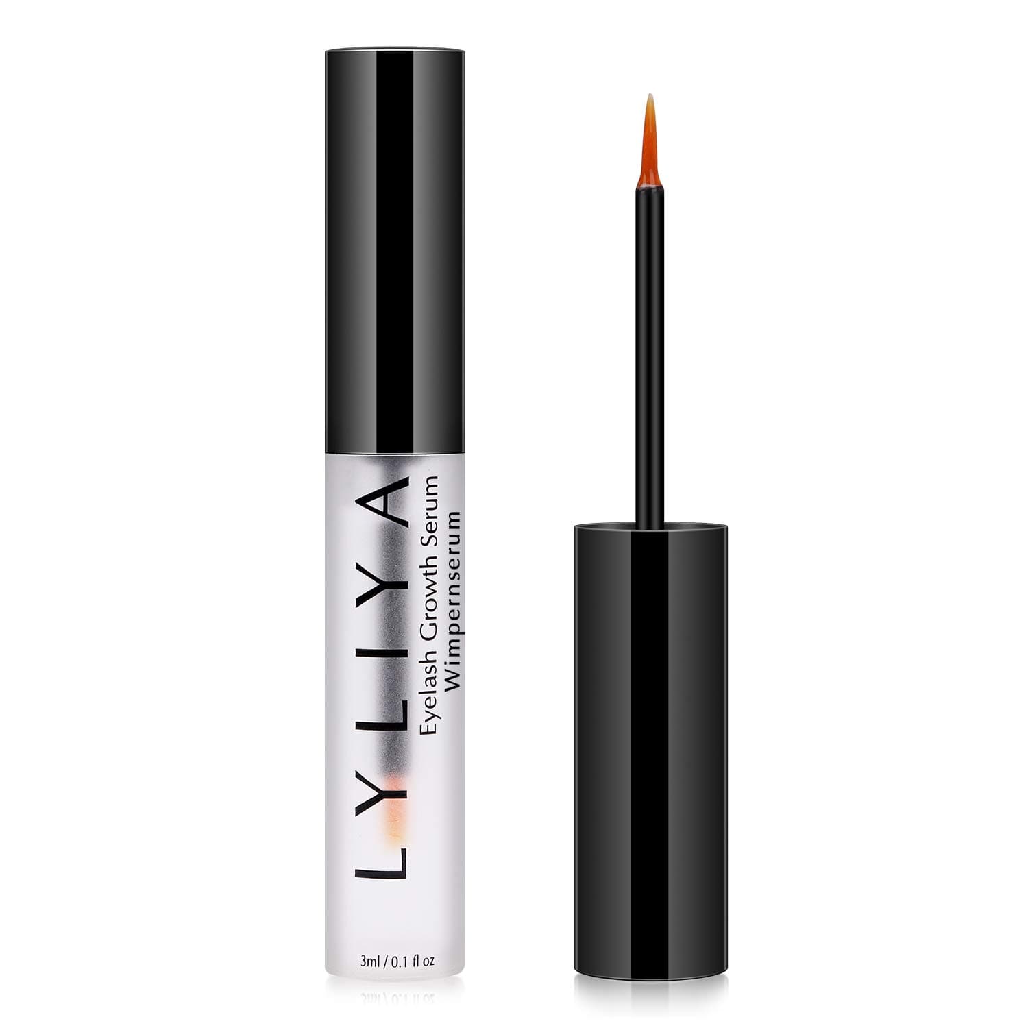 Eyelash Growth Serum, Natural Lash Conditioner for Rapid Lash and Brow Enhancer, Irritation Free and Concentrated Formula for Thicker & Longer Look, Dermatologist Certified & Hypoallergenic