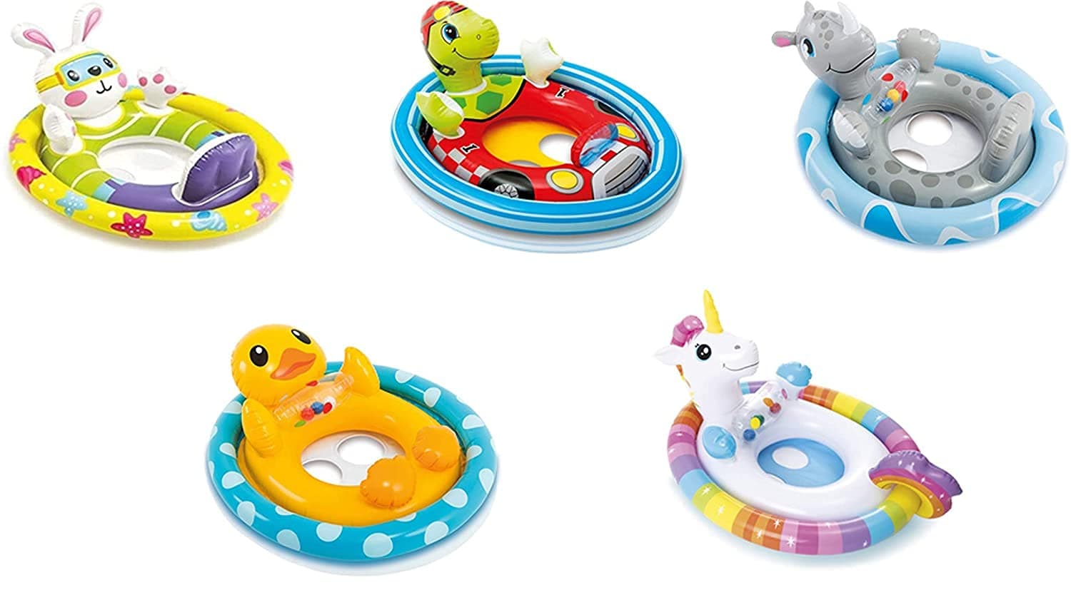 Inflatable See Me Sit Pool Ride for Age 3-4 (Colors/Styles Vary)