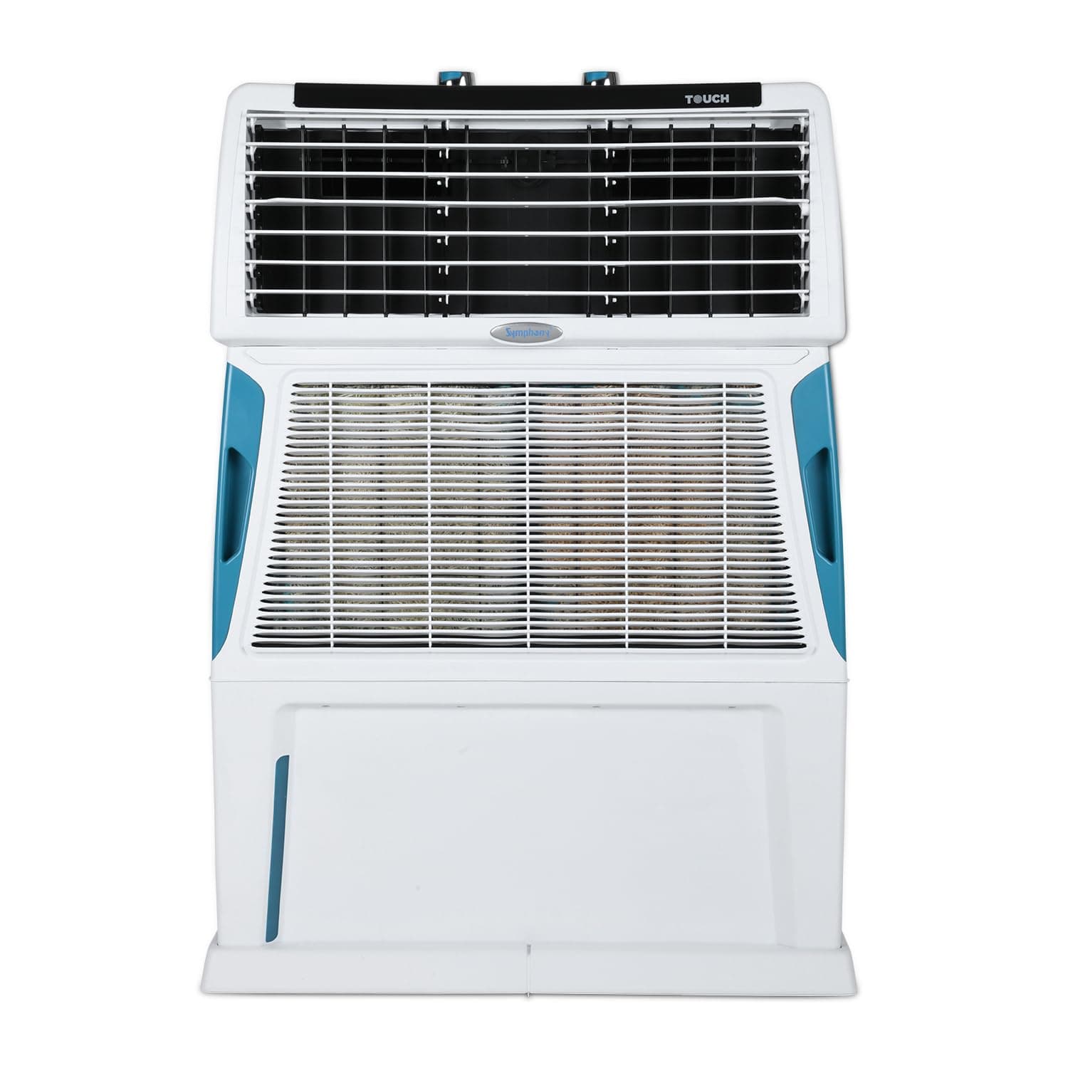 Symphony Air Cooler i-Pure Technology, 80L Tank Capacity, TOUCH80, White, High Cooling Double Blower, Standard