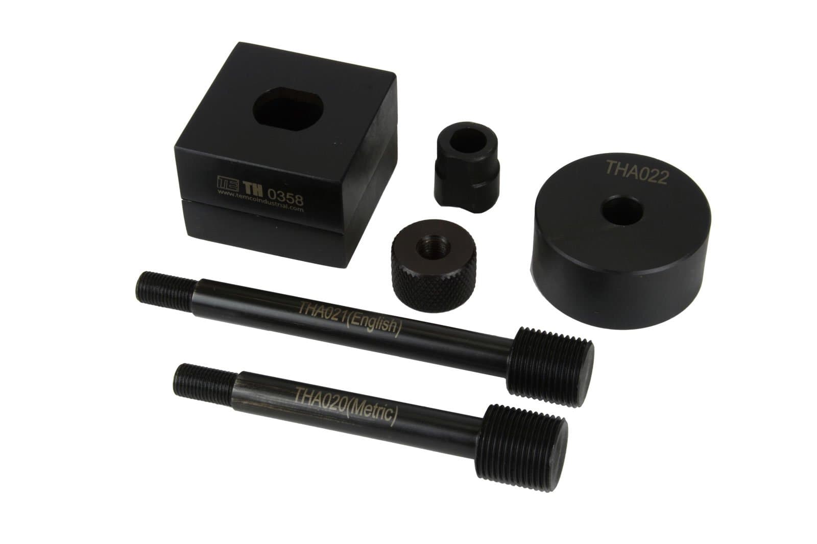 TEMCo TH0358 - New TEMCo Double D Punch Die Set 0.769" x 0.642" Knockout Hole w/Case