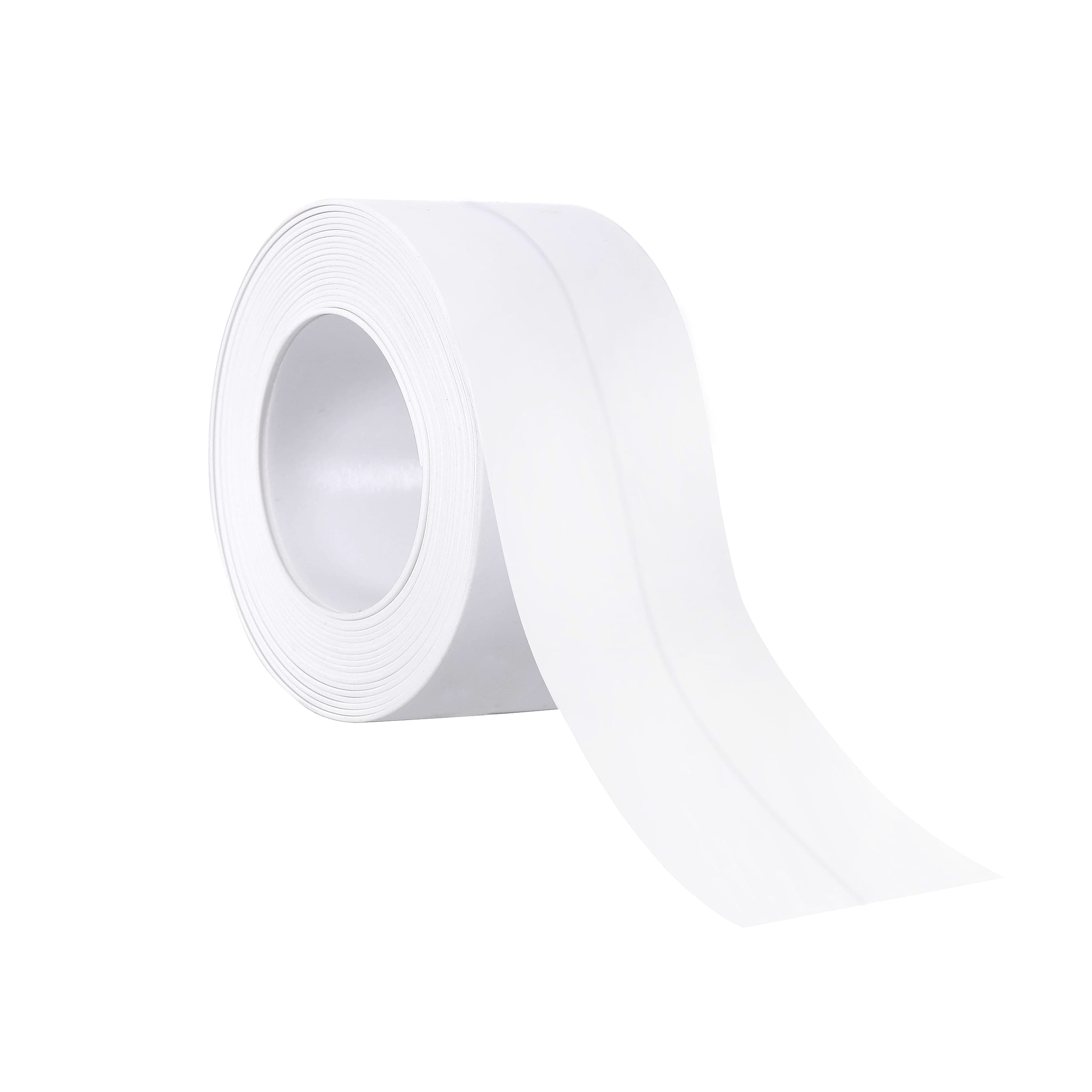 White Caulk Tape Waterproof Self Adhesive Toilet Caulk Sealant Tape, Bathtub Caulk Sealing Strip Tape for Bathroom Caulking Tape Shower Caulk