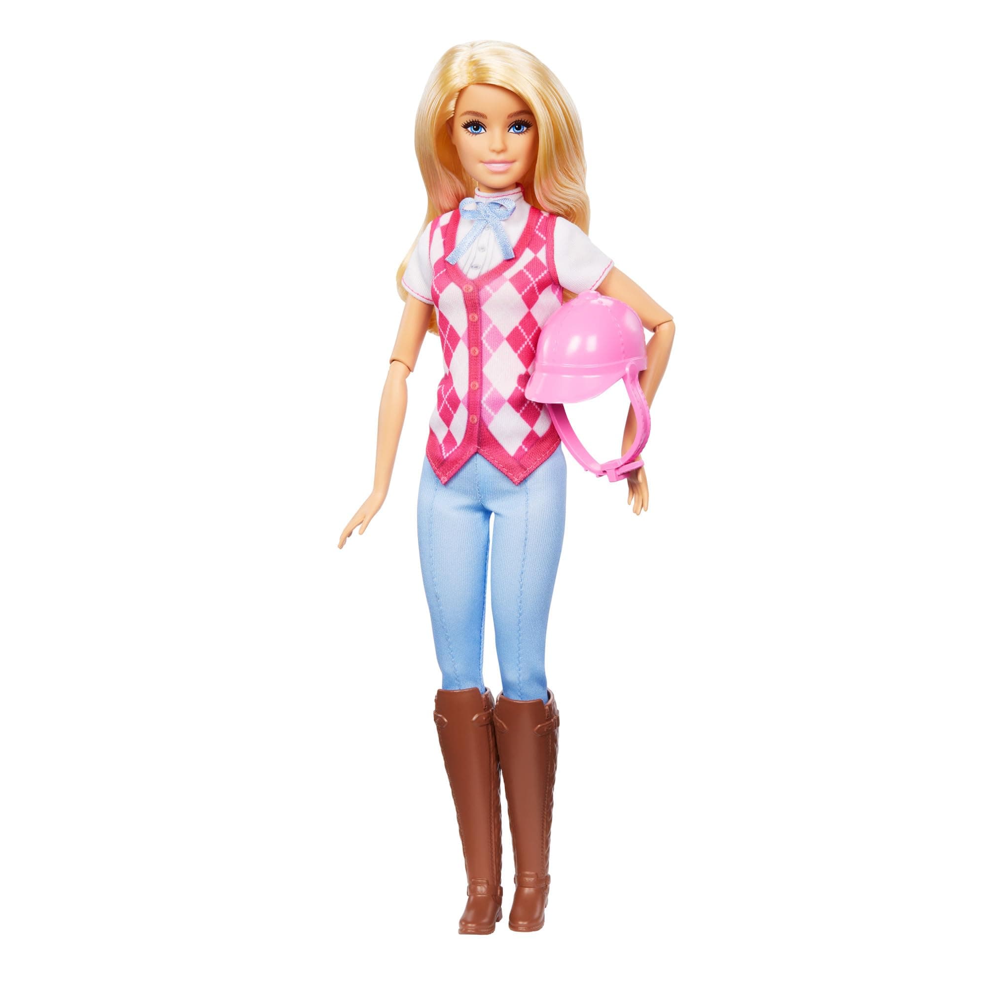 Barbie “Malibu” Doll & Accessories from Mysteries: The Great Horse Chase, Includes Fashion Doll, Removable Riding Outfit & Helmet