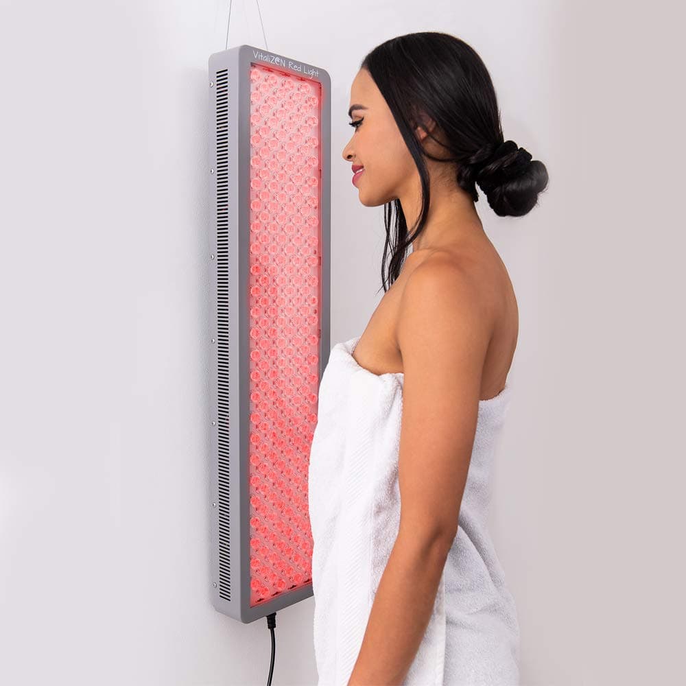 Red Light Therapy by VitaliZEN, 1000 Watt 660nm Deep Red & 850nm Near-Infrared LED Light Therapy, 200 LEDs, Low EMF, High Irradiance, Anti-Aging, Pain Relief, Energy and Performance