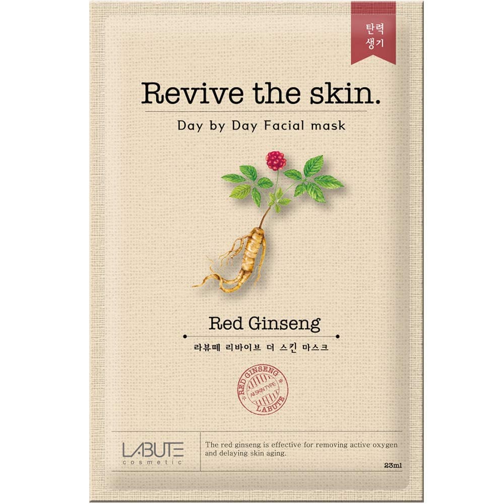LABUTE Revive The Skin Mask Sheet (RED Ginseng mask sheet (10EA))
