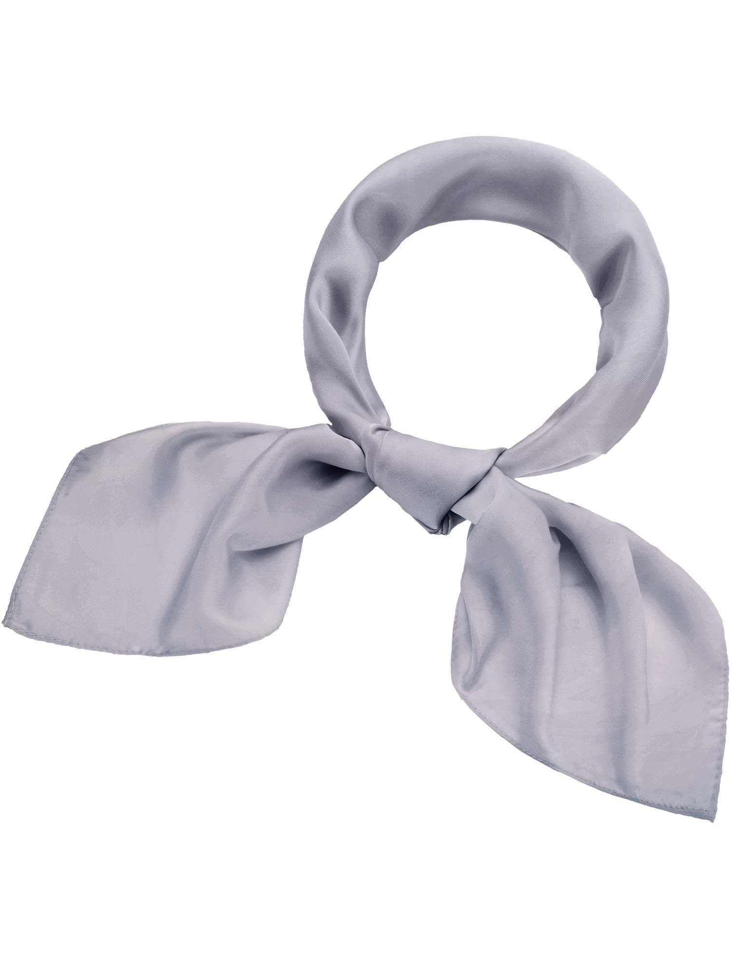 Chiffon Scarf Square Neck Scarf Handkerchief Retro Satin Ribbon Scarf for Women