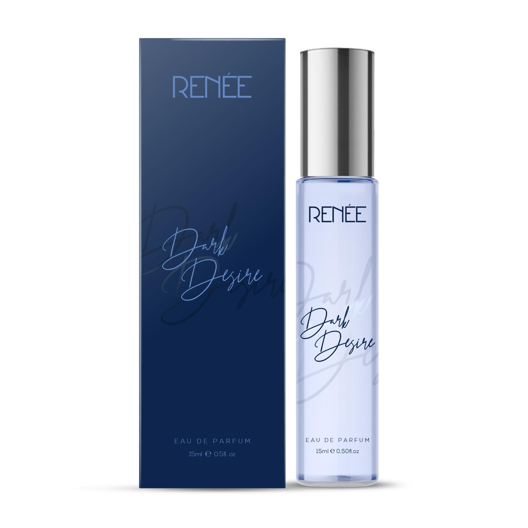 RENEE Eau De Parfum Dark Desire | Long Lasting Fragrance l Premium Perfume | Notes of Almond & Sandalwood | Perfect Gifting Option for Women l Floral Scent for All Occasions | Travel Friendly l 15 ml