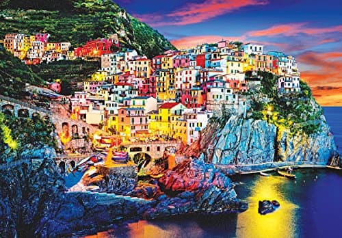 Kodak 1500 Piece - Beautiful View of Manarola at Night Italy