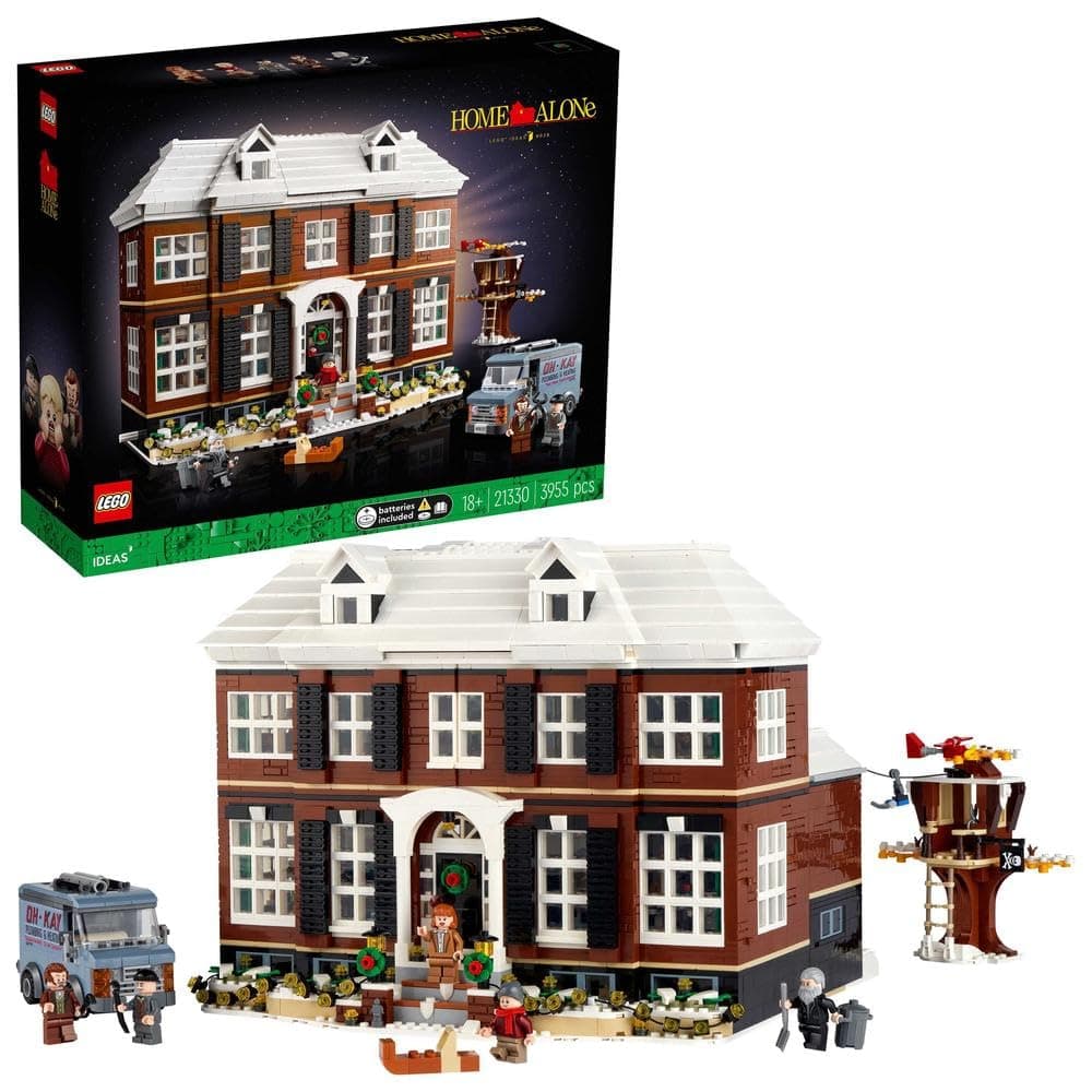 Ideas Home Alone 21330 Building Kit; Buildable Movie Memorabilia for Play and Festive Display; Ramadan Gift Idea for Millennials; Fun Holiday Activity for All the Family (3,957 Pieces)