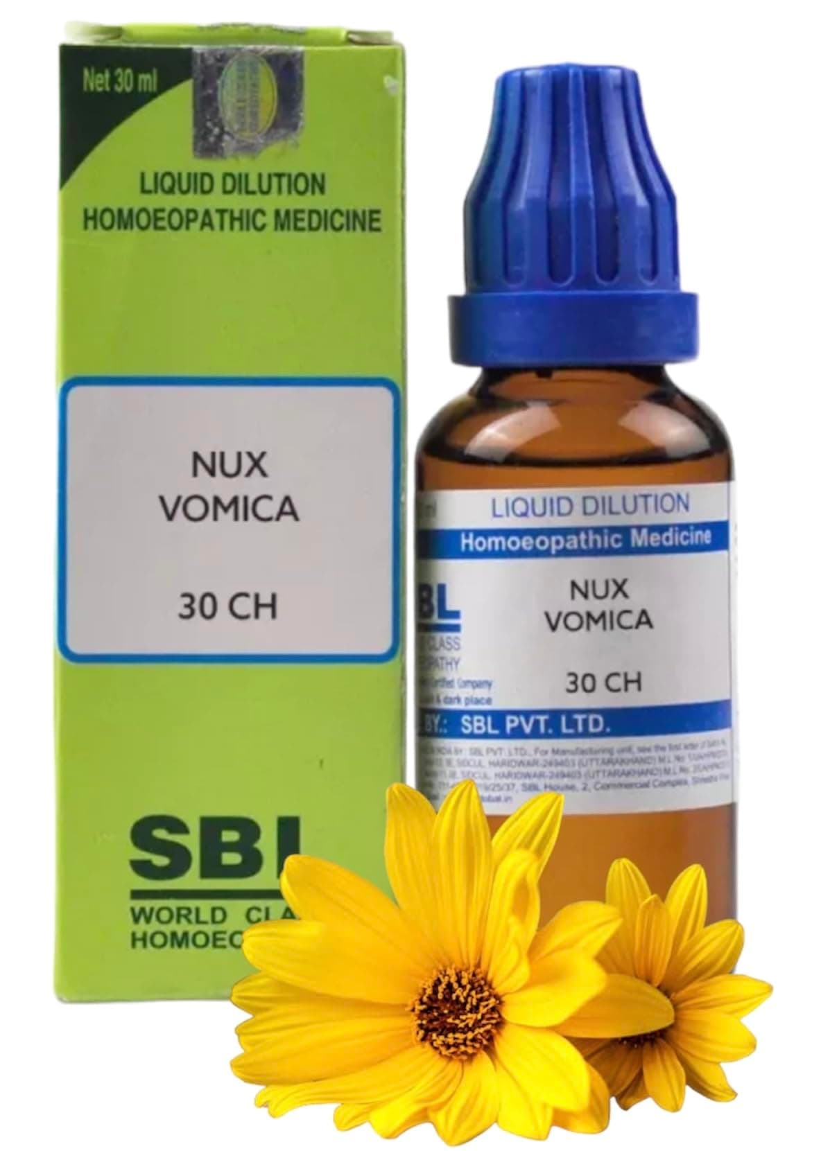 SBL Nux Vomica 30CH 30ml - Homeopathic Medicine