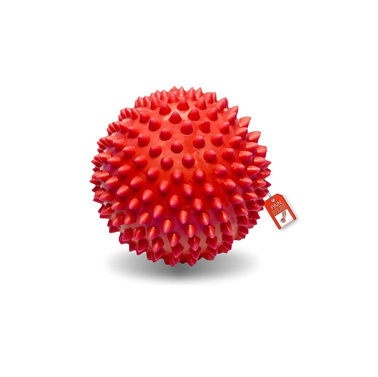 SKINPLUS Acupressure Massage Ball, 2.7 inch | Ideal for Physiotherapy, Deep Tissue Massage, Trigger Point Therapy, Muscle Knots | Acupressure Therapy Ball for Myofascial Release & Pain Relief, (Red)