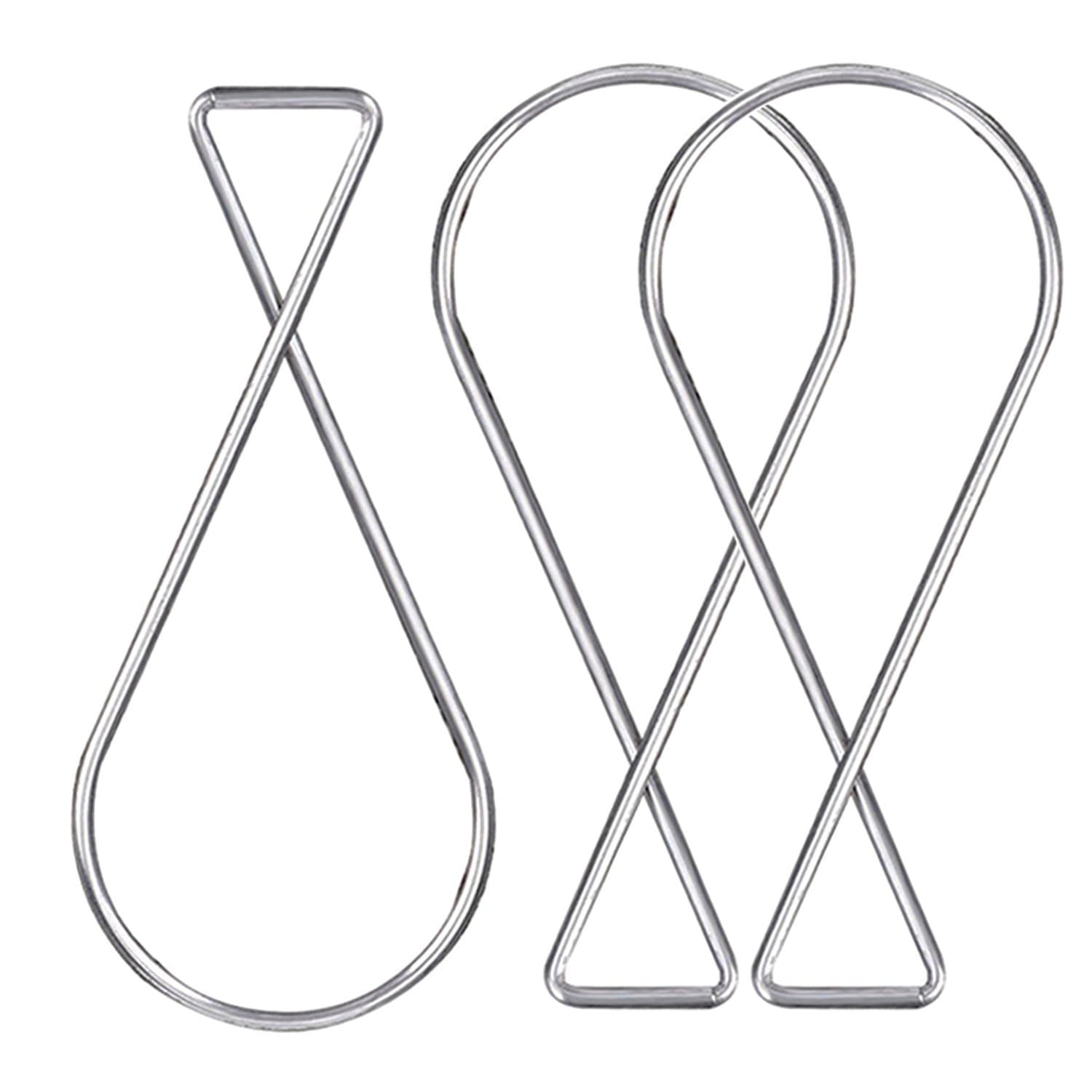 Maosifang 4 Inch Large Ceiling Hooks Clips Hangers T-bar Squeeze Clips Hangers for Office,Classroom and Home Decorations,20 Pack