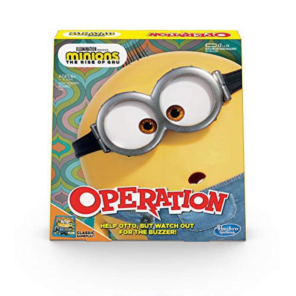 Operation Game: Minions: The Rise of Gru Edition Board Game for Kids, Multicolour