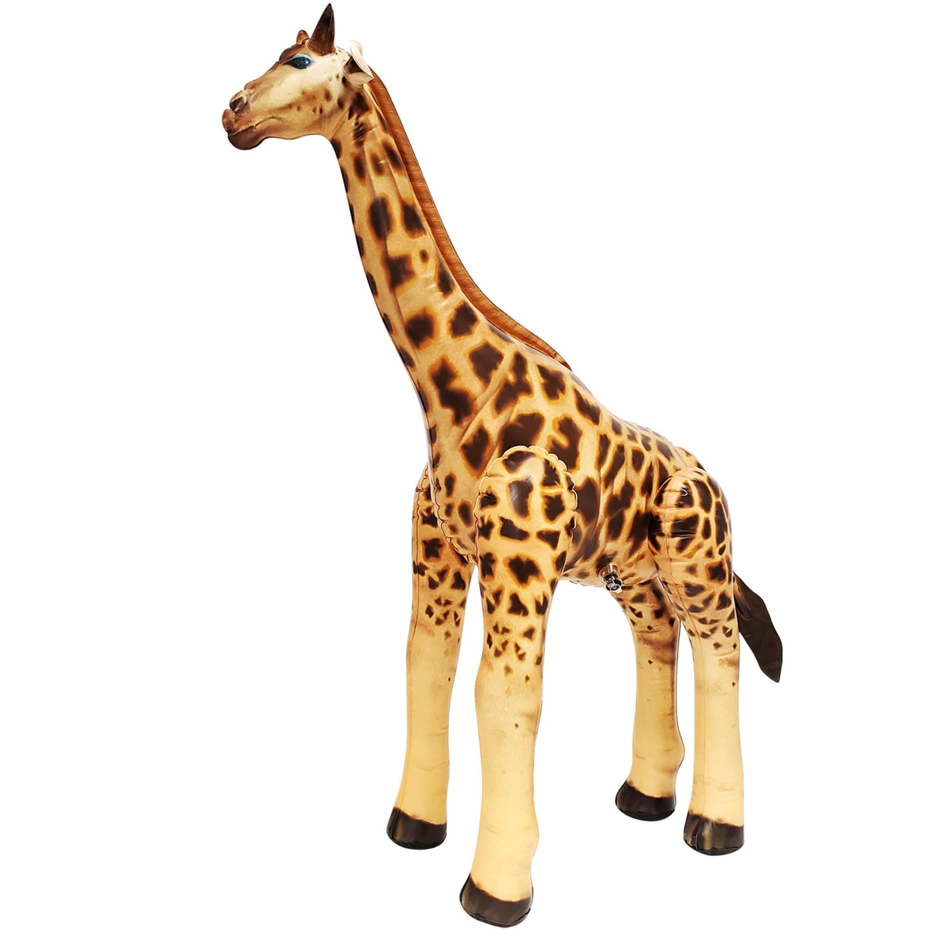 Jet Creations 36" Inflatable Giraffe Toy for Pool Party Decorations & Birthday Gifts - Air Stuffed Realistic Inflatable Wildlife Animals - Indoor & Outdoor Party Inflatables for Kids & Adults