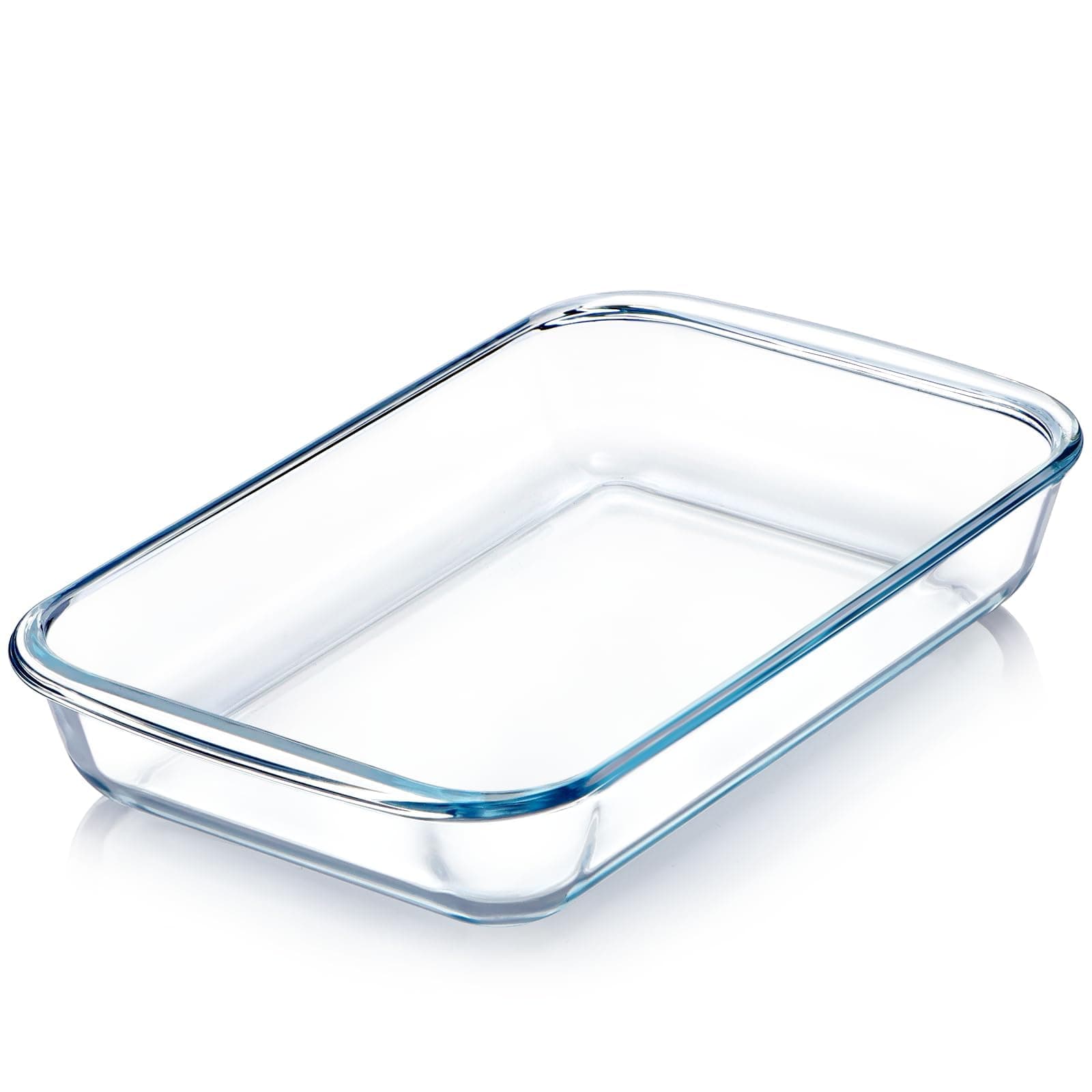 Mini-1.5 QT Glass Baking Dish for Oven, (Single Serving) Glass Pan for Cooking Dish Casserole Dish Rectangular Baking Pan Glass Bakeware