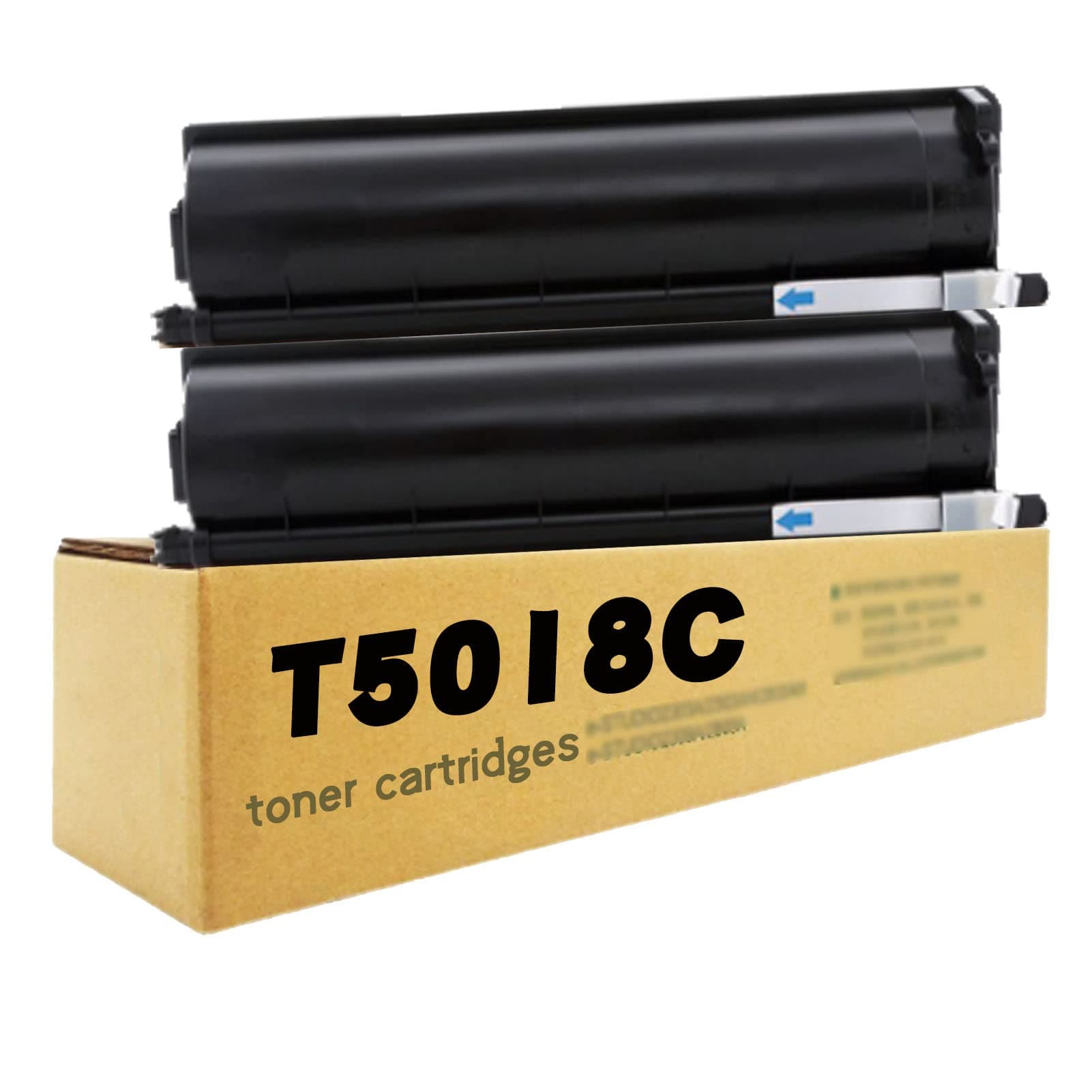 QWAS Compatible Toner Cartridge Replacement for Toshiba T5018C High Yield Work with E-Studio E2518A 3018A 3518A 4518A 5018C Printer Black 2-Pack