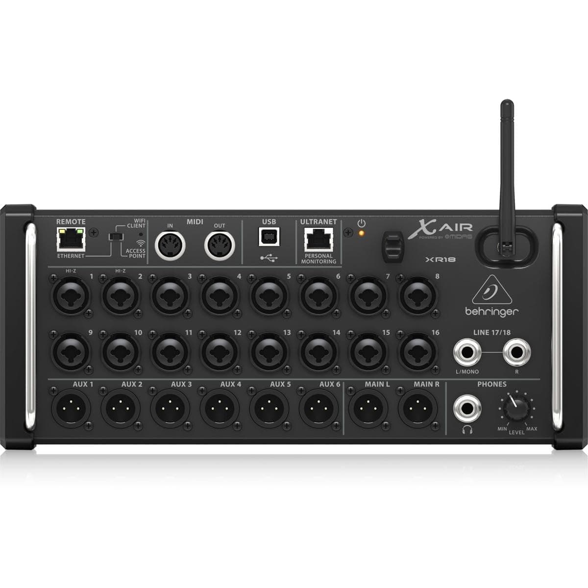 XR18 Digital PA Mixer, USB Connection, Black