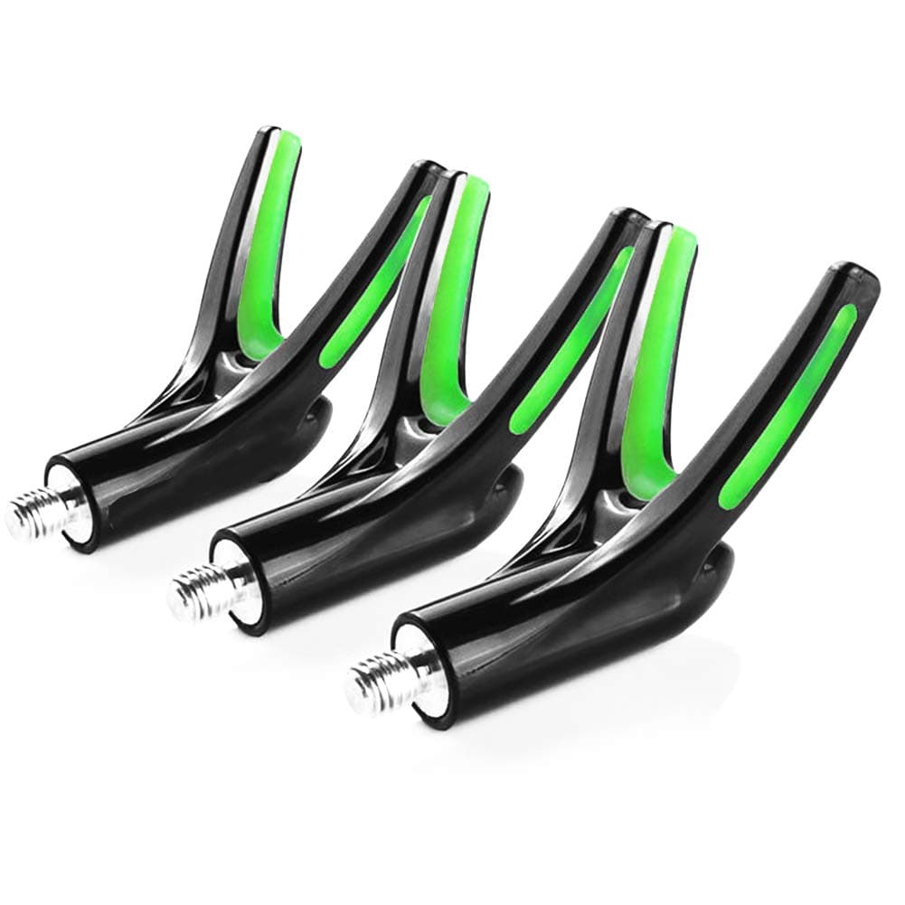 Nai-Style Fish Rod Rest Bracket 3Pcs Luminous Nylon Fork Head Fish Pole Holder Fishing Rod Support Front Fork