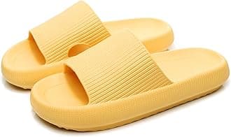 rosyclo Cloud Slippers for Women and Men, Pillow House Slippers Shower Shoes Indoor Slides Bathroom Sandals, Ultimate Comfort, Lightweight, Thick Sole, Non-Slip, Easy to Clean