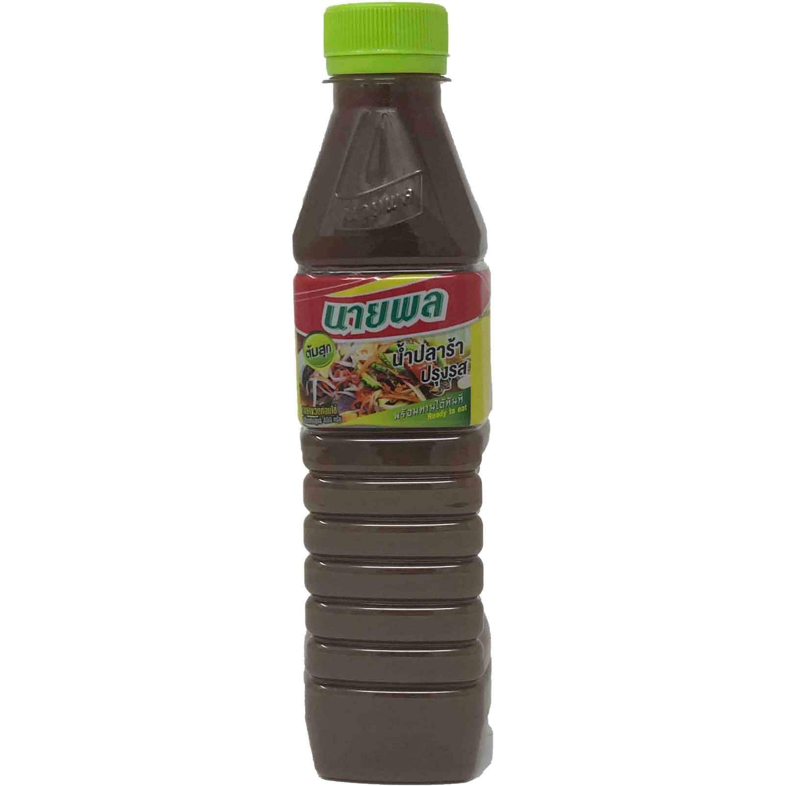 Thai Fish Sauce Fermented Papaya Salad Dressing Nay Pol DOK MAI 400ml (1 Bottle)