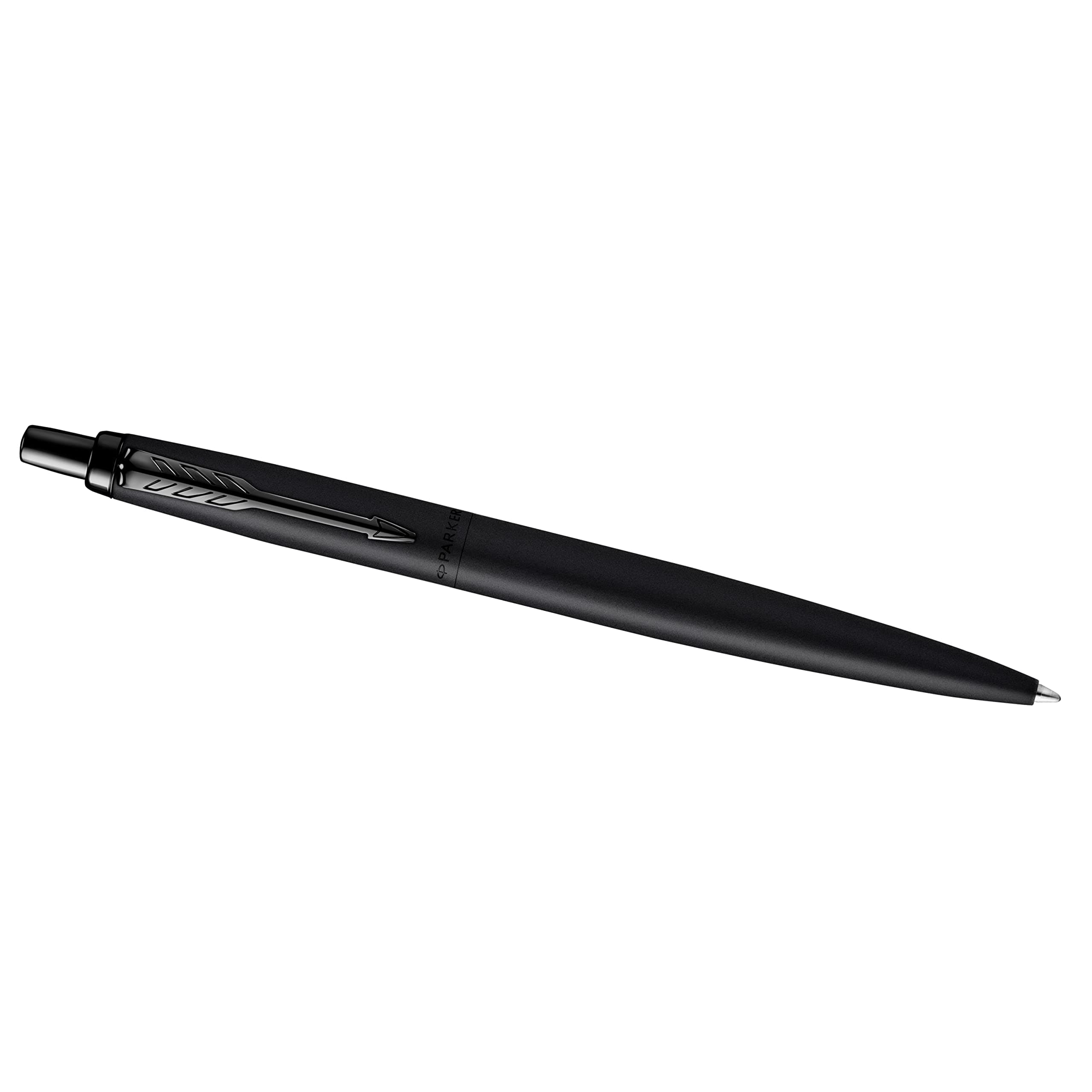Parker Jotter XL Ballpoint Pen, Monochrome Matte Black, Medium Point, Blue Ink, Gift Box - Smooth Writing, Signature Design, Stationary, Desk Essentials