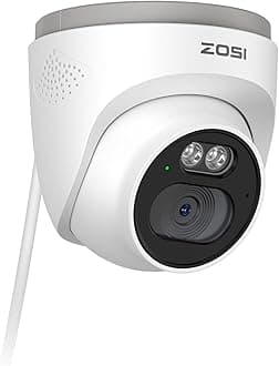 ZOSI 4MP UHD Add-on PoE Security CCTV Camera with Audio, Outdoor Indoor Home Surveillance Camera with AI Human Detection, 100ft IR Night Vision, IP66 Weatherproof, Only Work with our PoE NVR System