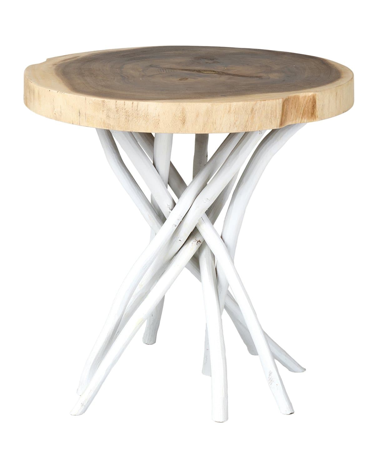 East at Main Charlotte Table, 22x22x22, White