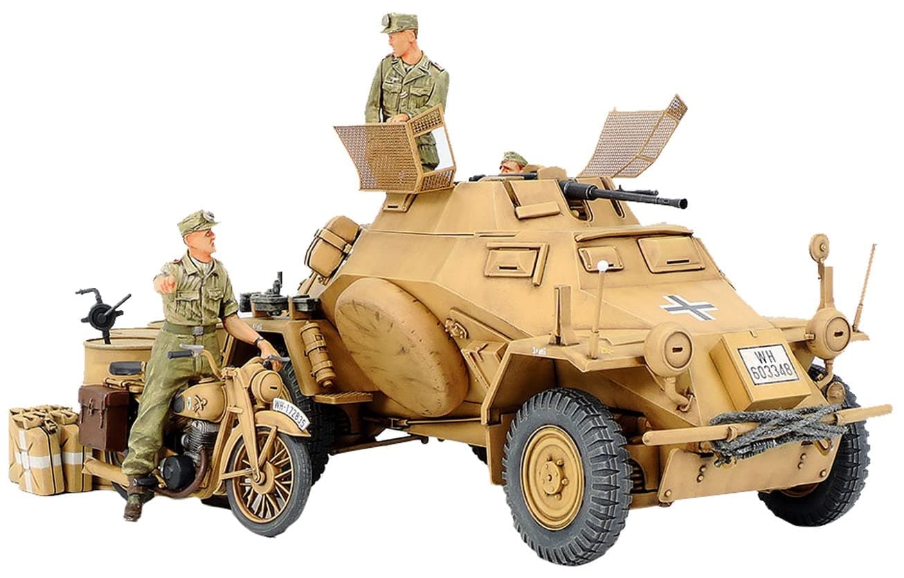 300035286 – 1:35 WWII Special Automotive 222 Direct-Action Reconnaissance Tank North Africa (3) for unisex