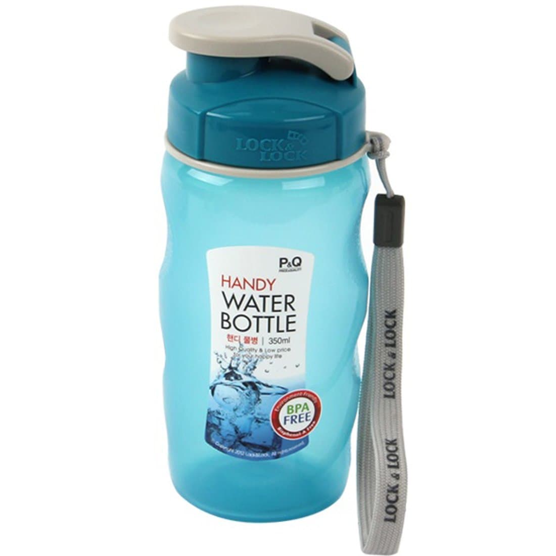 Lock & Lock BPA Free Sports Handy Easy Grip Water Bottles 350ml
