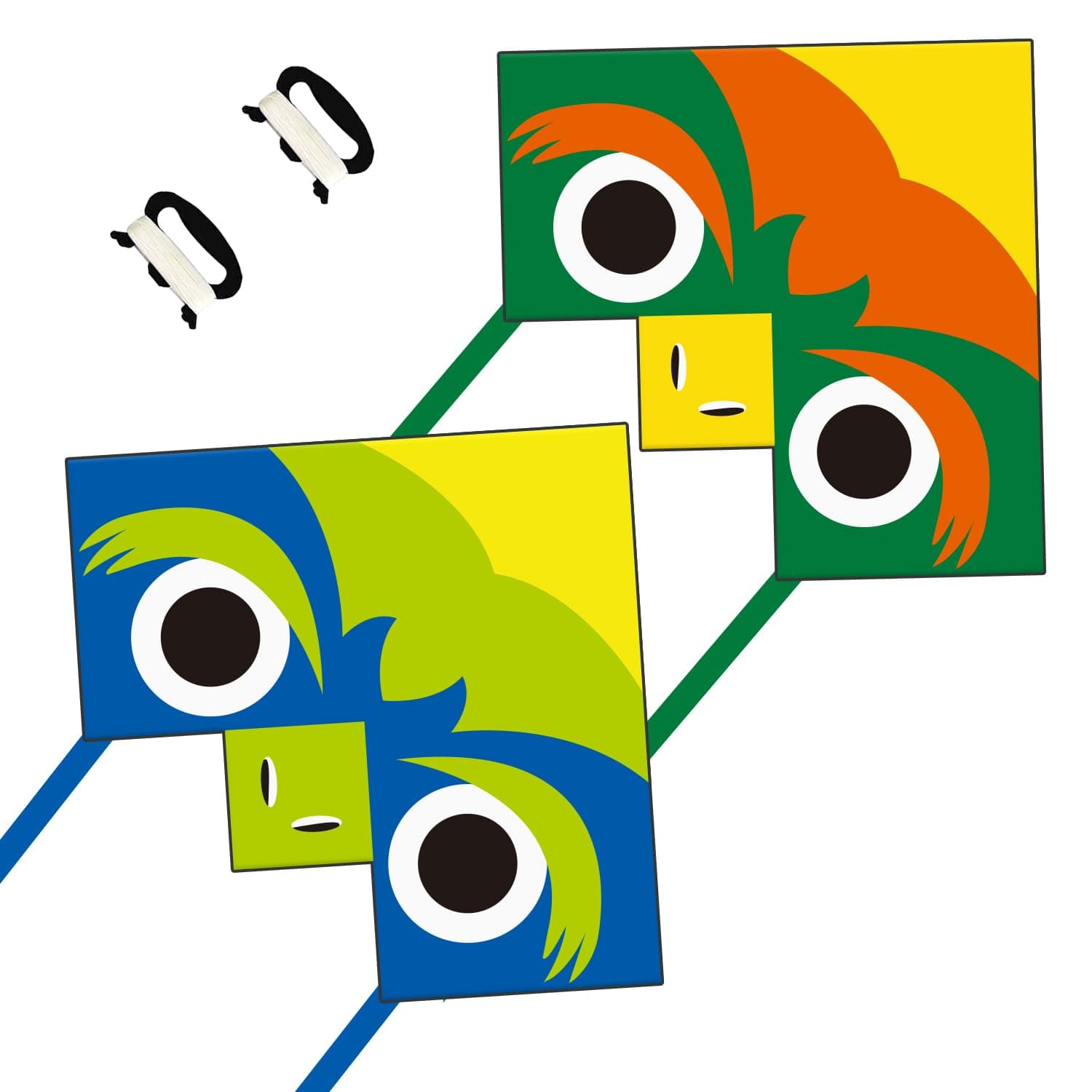 Kites, Kites for Kids and Adults, Easy to Fly Beginner Kite Boys Girls Long Tail Delta Butterfly Plane