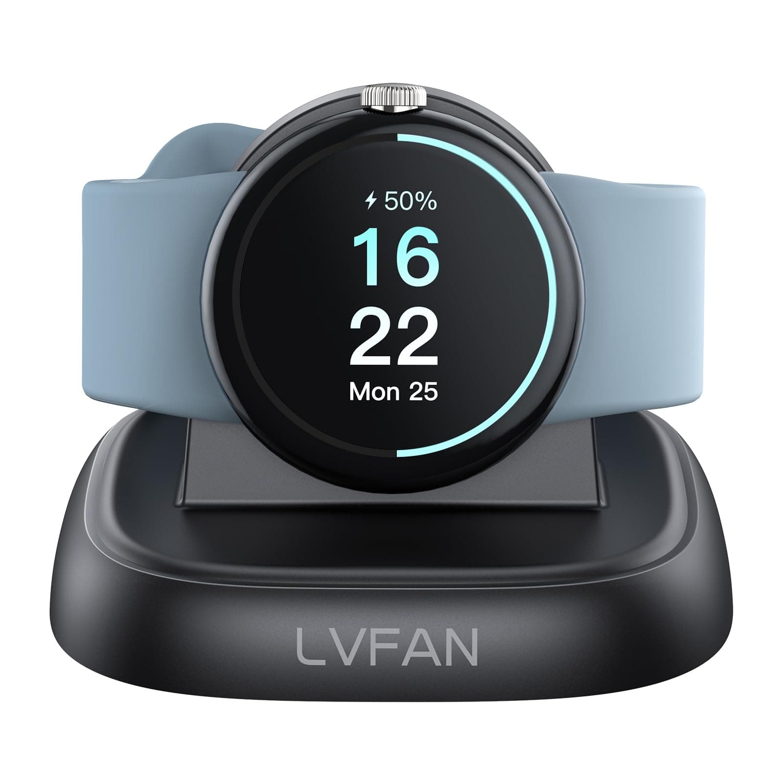 LVFAN Charger Dock Stand for Fitbit Versa 4 / Sense 2 & Google Pixel Watch 3 2 - Replacement Charging Cable Accessories