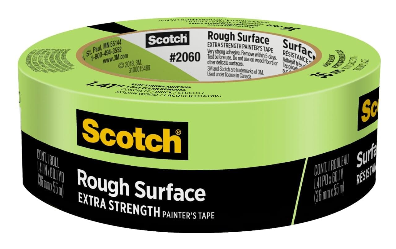 Rough Surface Painter's Tape, 1.41 inches x 60 yards, 2060, 1 Roll