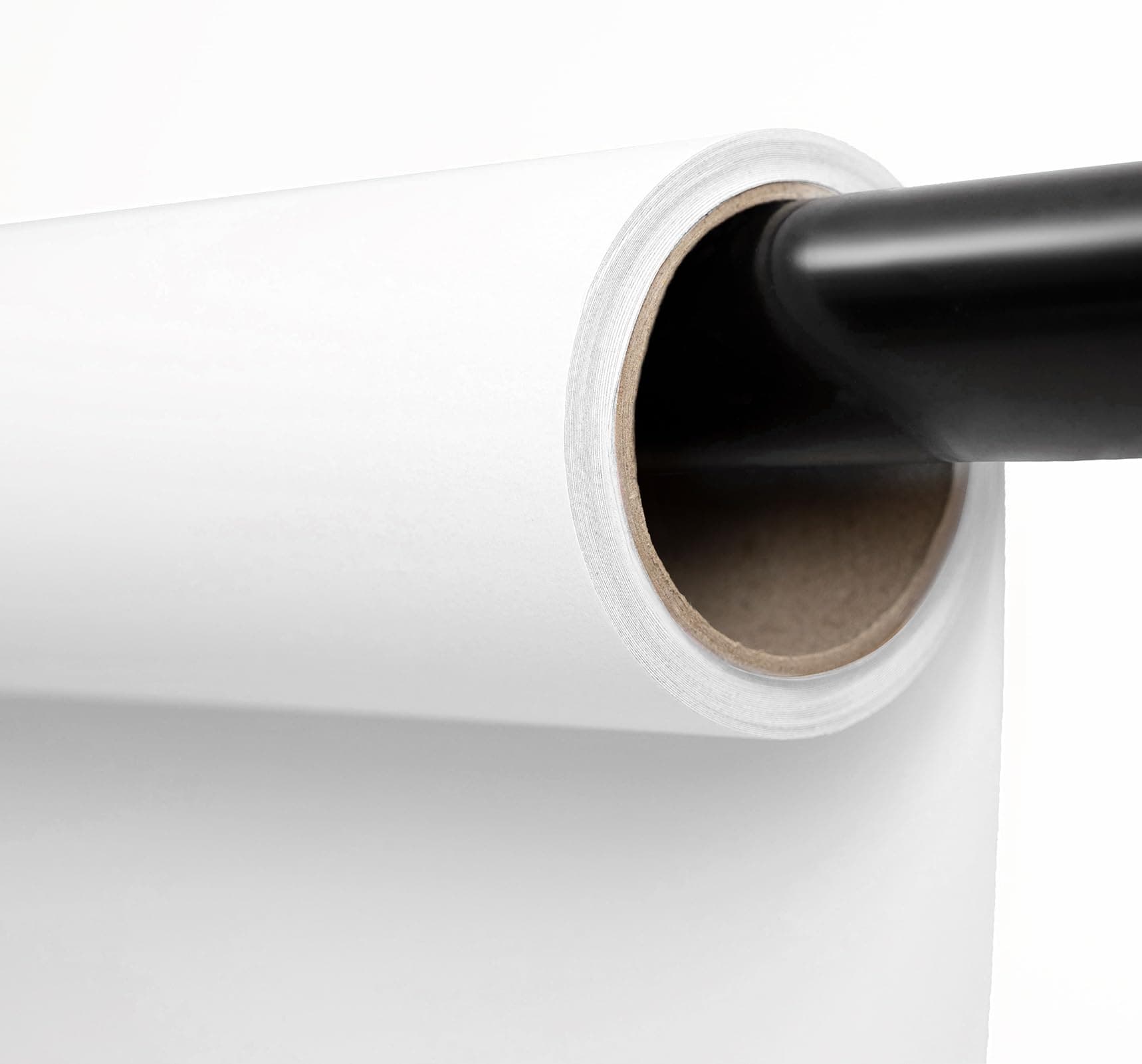 Kate Seamless Photography Background Paper, Solid White Paper Backdrop(53''x32.8')