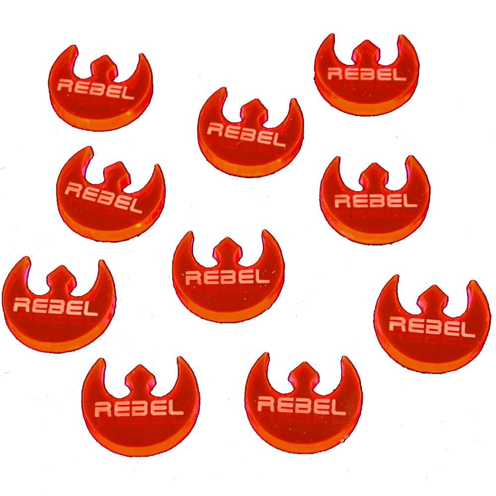 LITKO Rebel Faction Tokens, Fluorescent Pink (10)