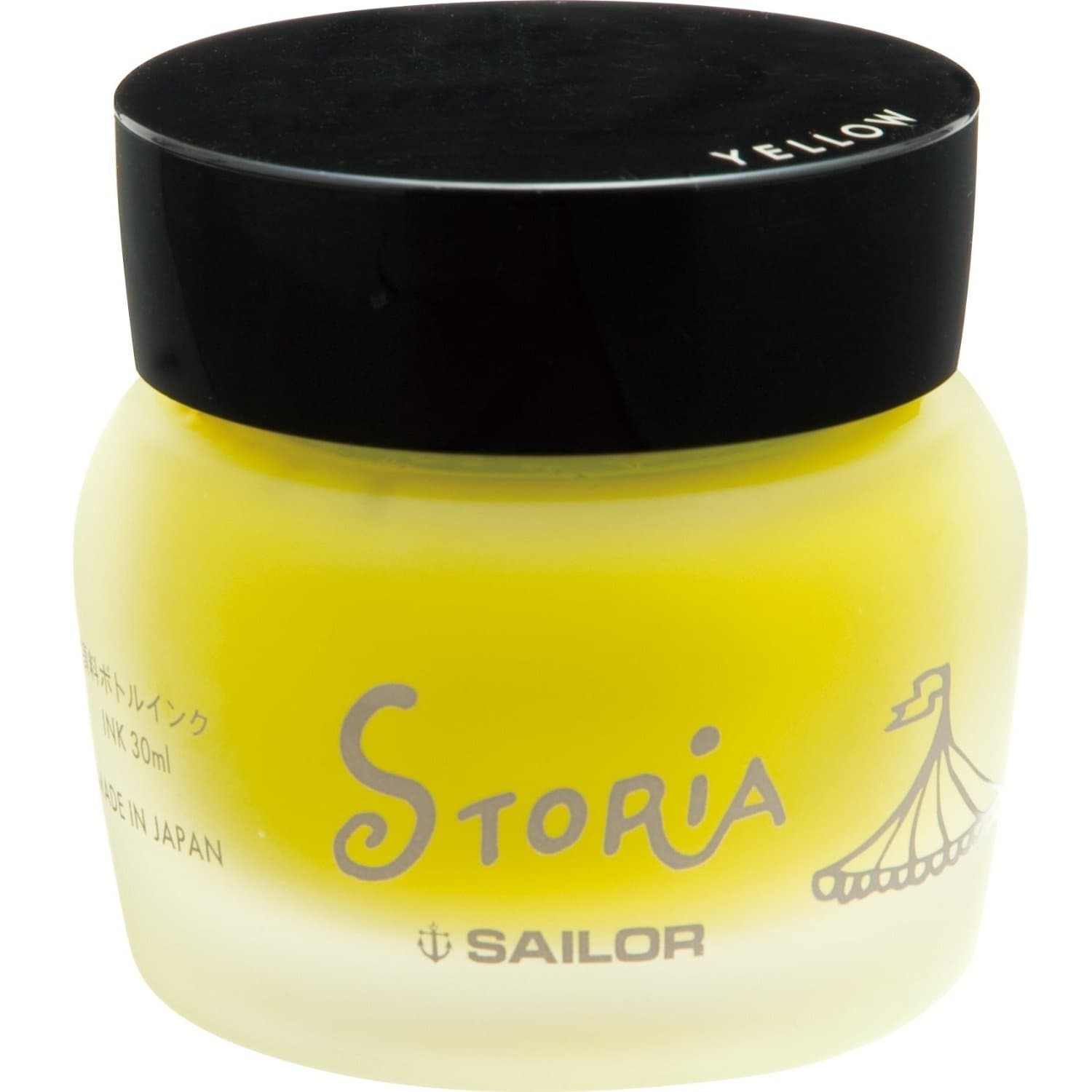 Sailor Storia Pigment Based 30ml Ink Bottle - Spotlight (Yellow)