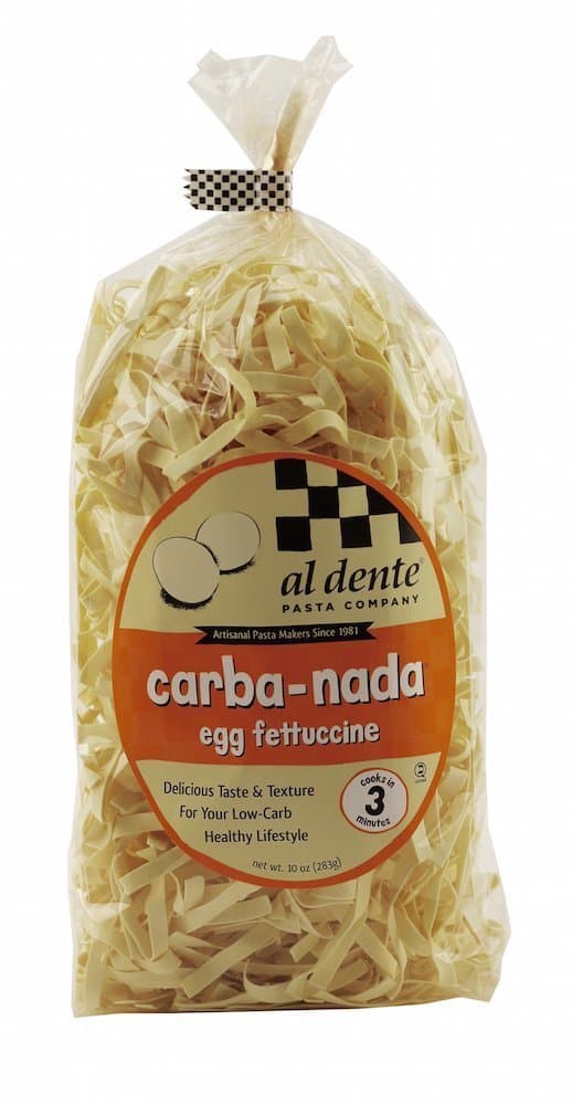 AL DENTE Carba-Nada Egg Fettuccine 10 Oz (Pack of 1) Bag
