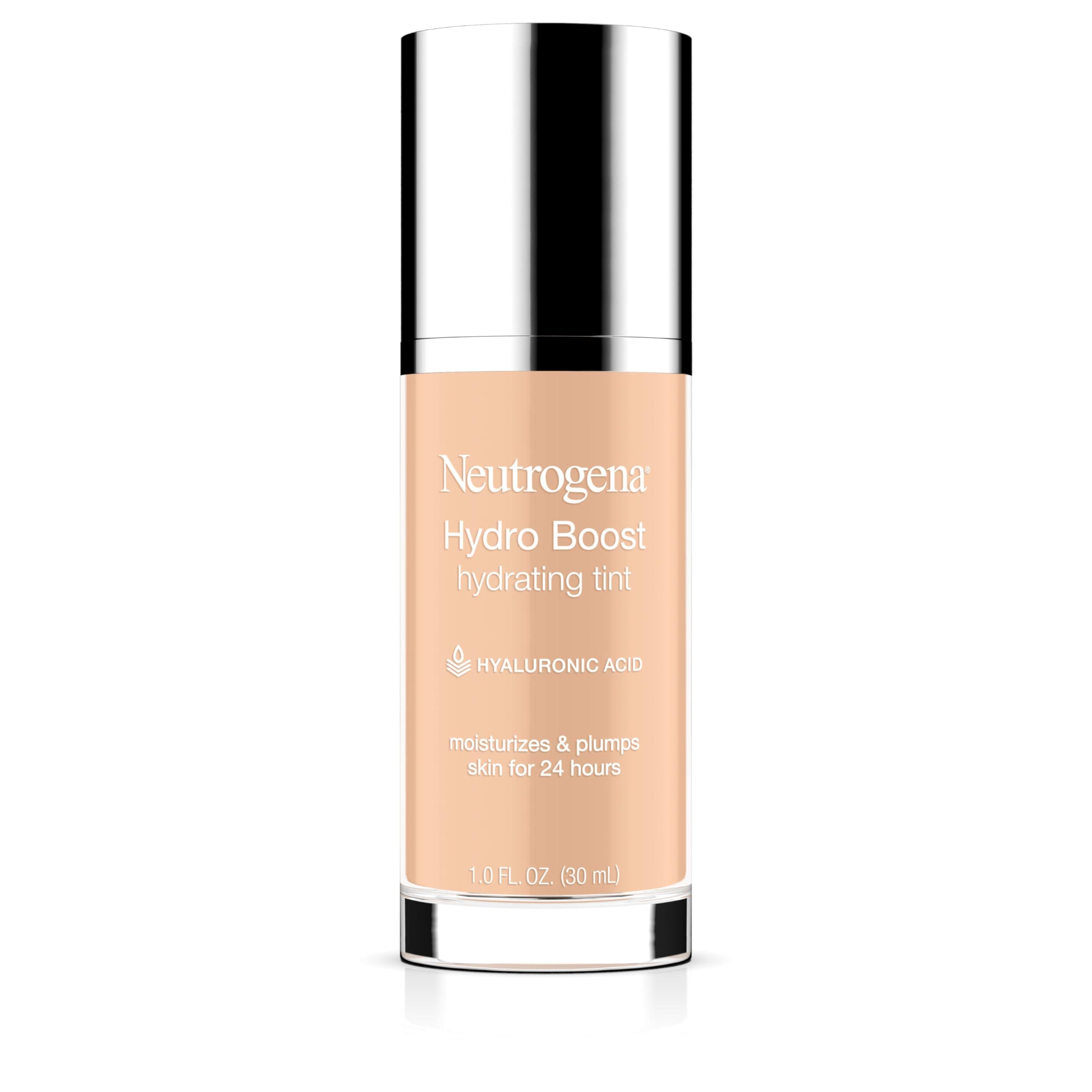 Hydro Boost Hydrating Tint with Hyaluronic Acid, Lightweight Water Gel Formula, Moisturizing, Oil-Free & Non-Comedogenic Liquid Foundation Makeup, 10 Classic Ivory, 1.0 fl. oz