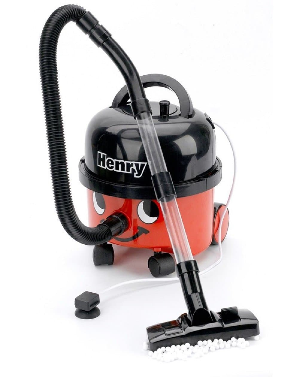 Casdon Little Henry Vacuum Toy for Children Aged 3+, Red/Black, 23.7 x 22.55 23.5 cm, 580