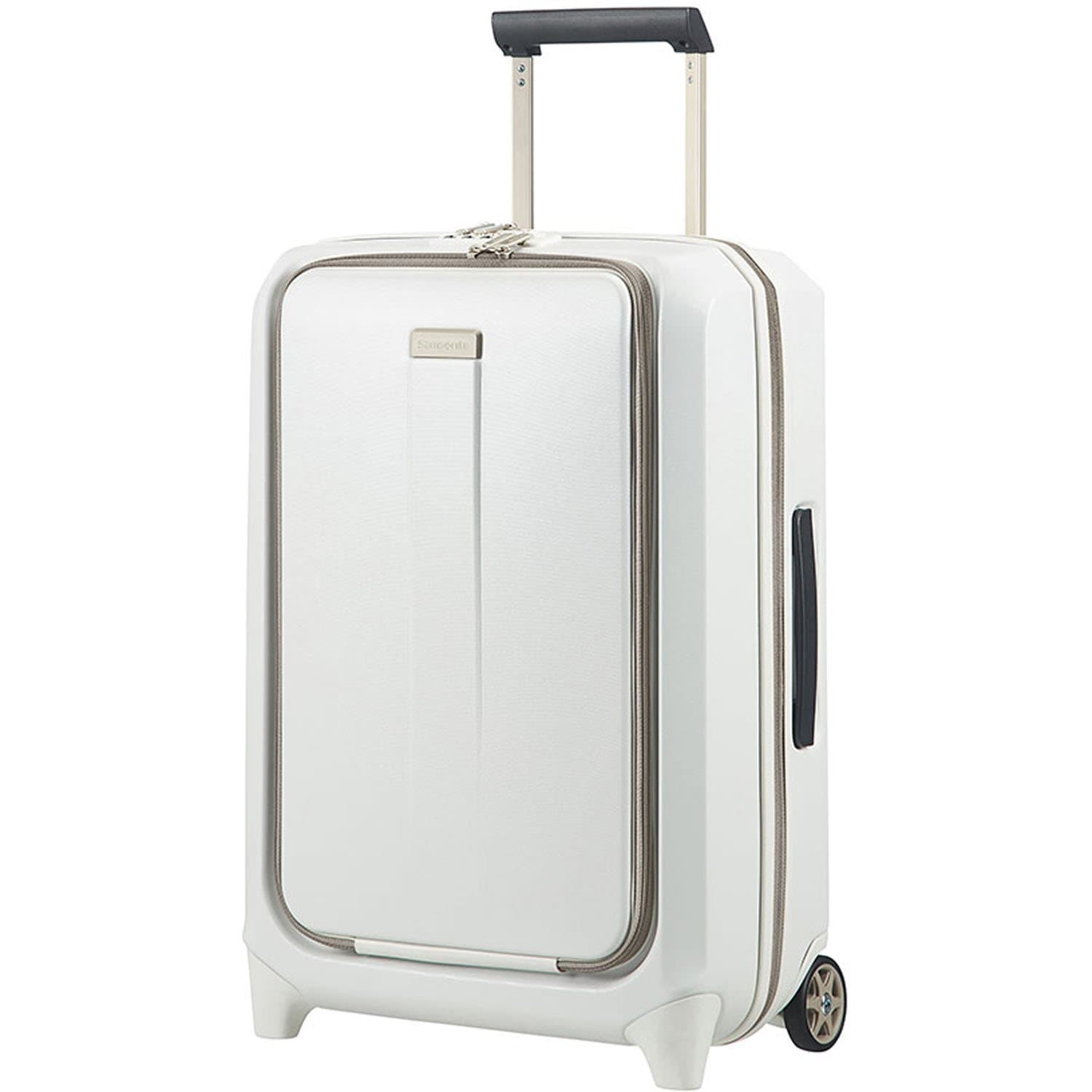 Samsonite Prodigy Upright 55/20 Cabin Luggage, 55 cm, 43 L, Off White