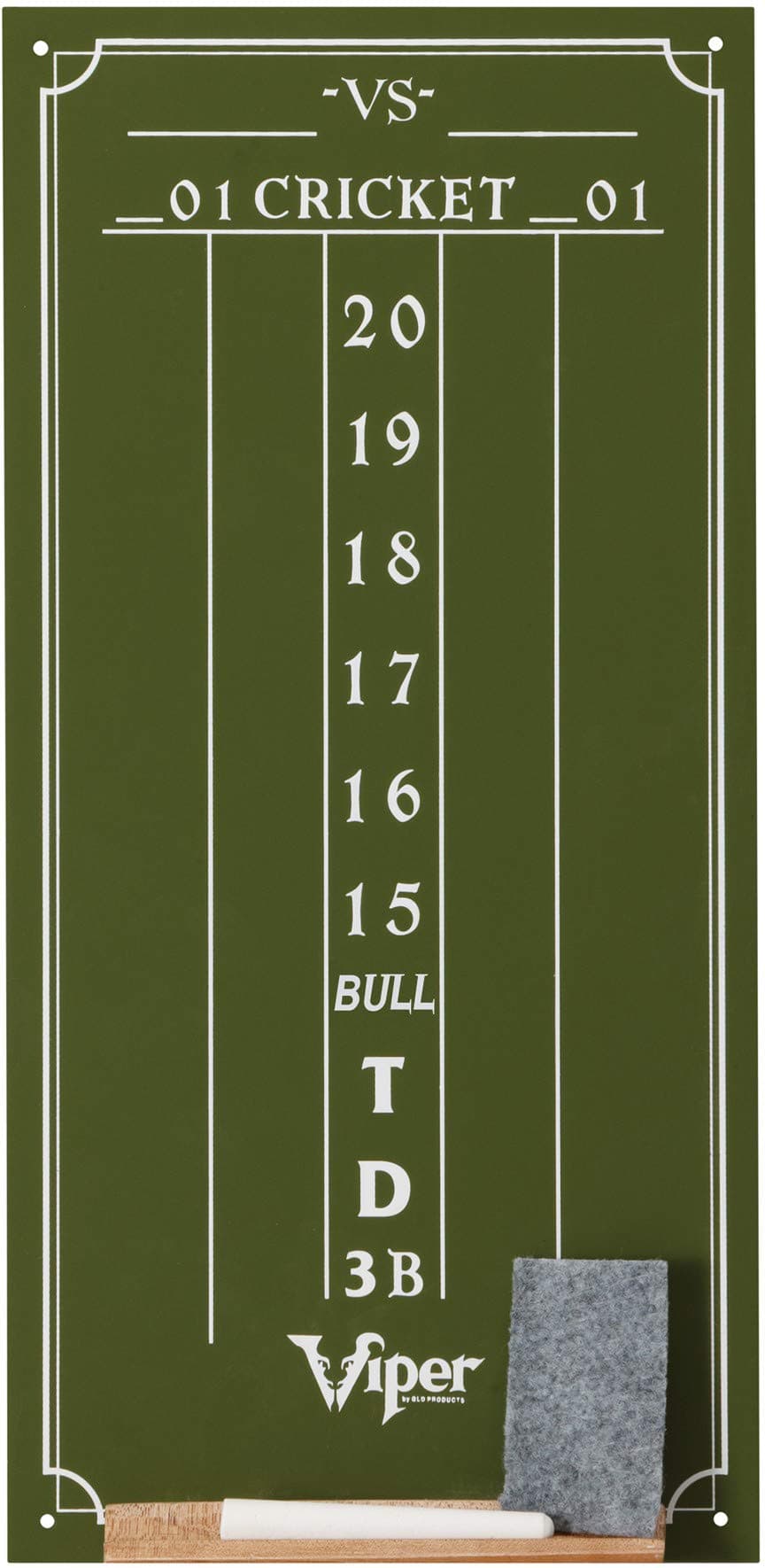 Viper Darts Cricket Chalk Scoreboard