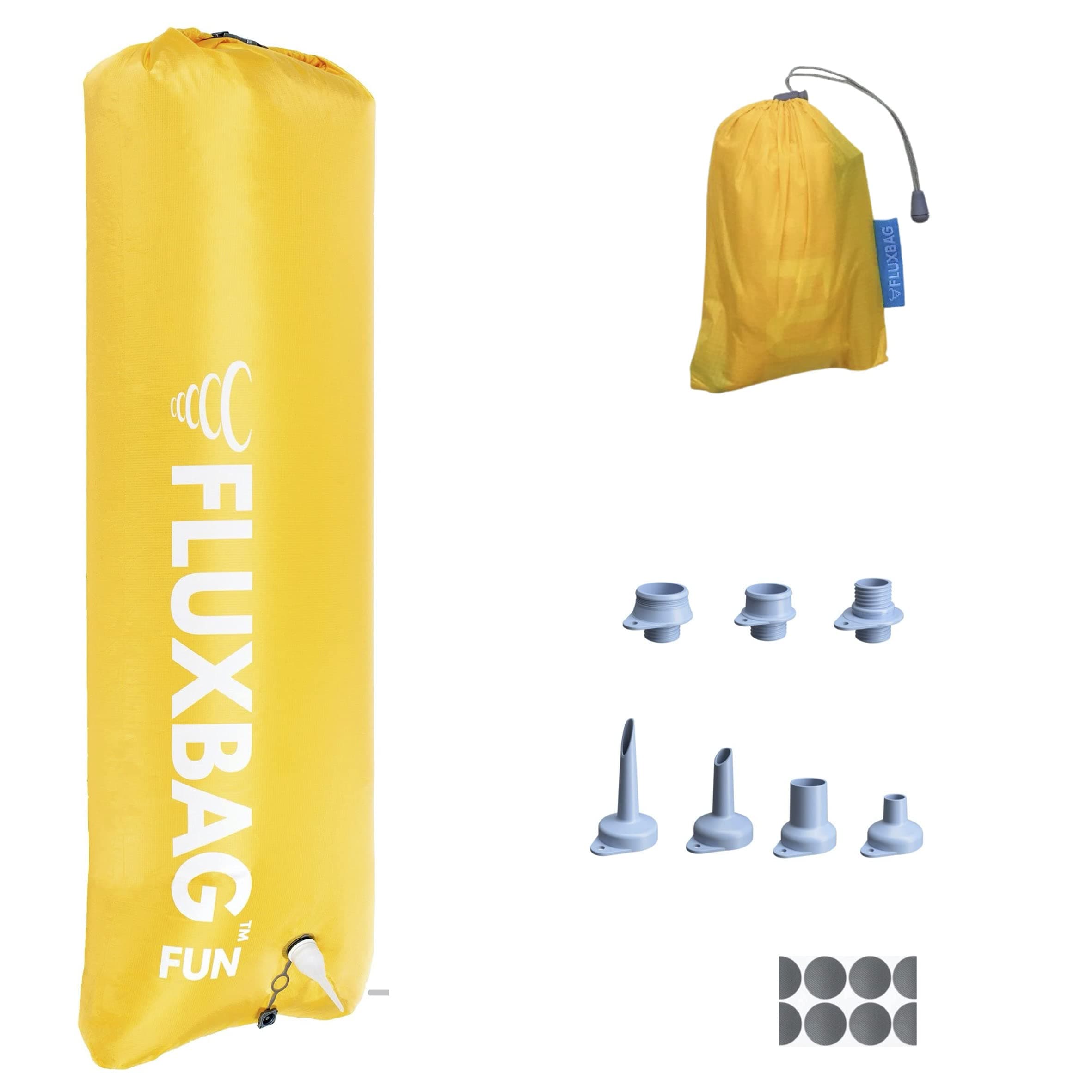 100/140L - Super Quick Outdoor Air Pump. 3-in1 Multiple use: Pump Sack, XXL Dry Bag, Beach Pillow