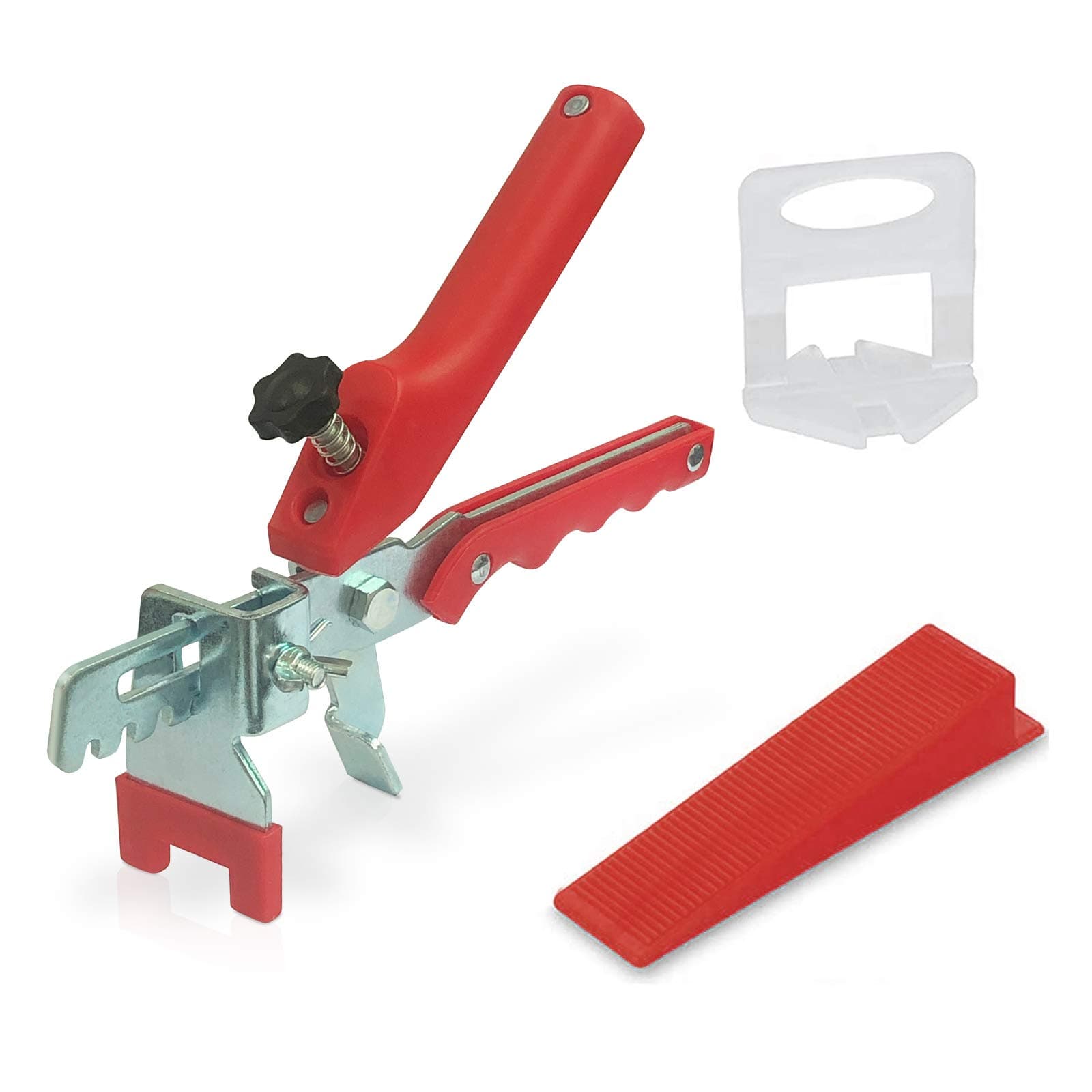 ASIYUN Tile Leveling System, Wall Tile Leveler Tools Set - with Tile Plier, 300PCS 1/16 Inch Tile Spacers Clips and 100PCS Reusable Wedges for Bath Room, Living Room Floor & Wall, Easy Installation