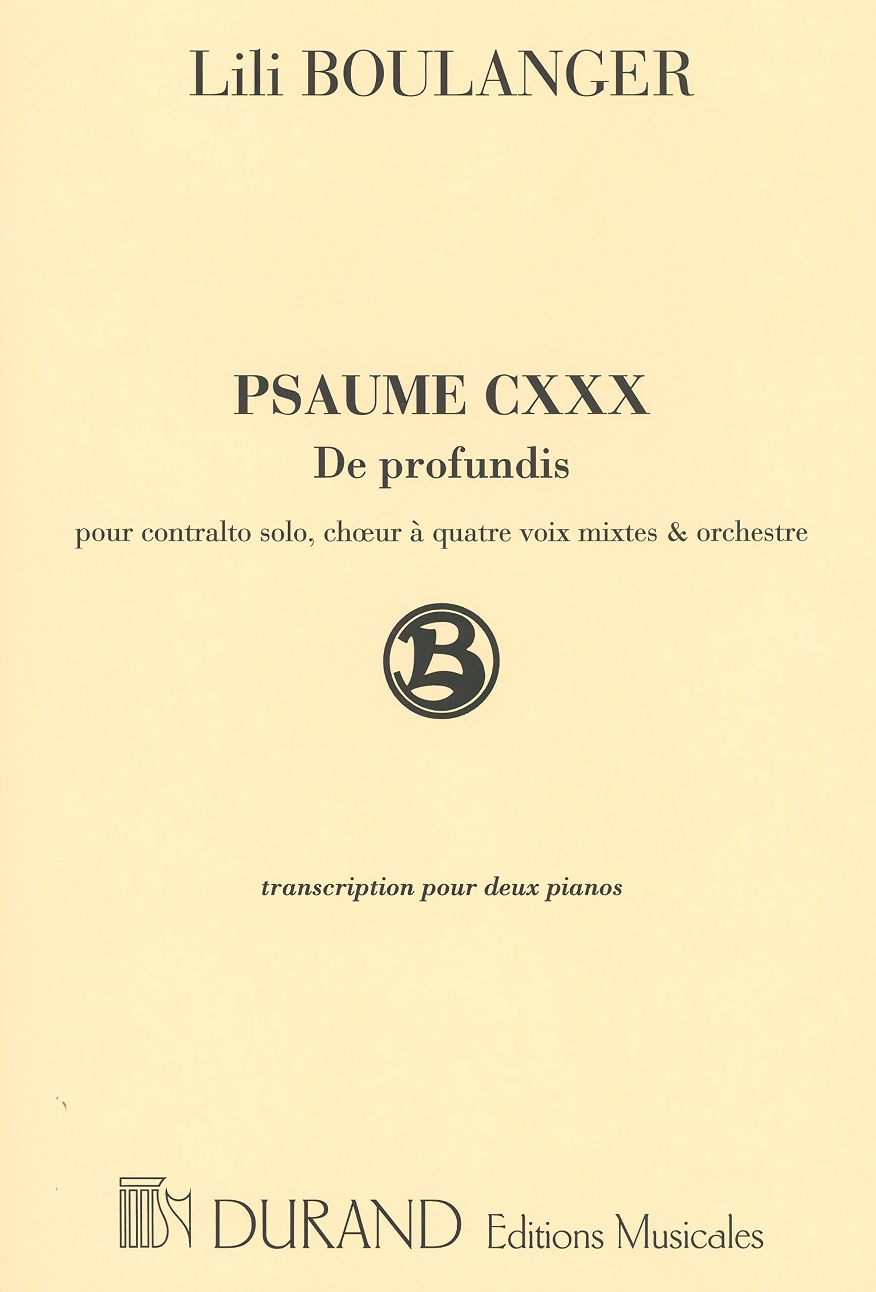 PSAUME 130 DU FOND DE L'ABIME CHANT Paperback – 1 Jan. 2001