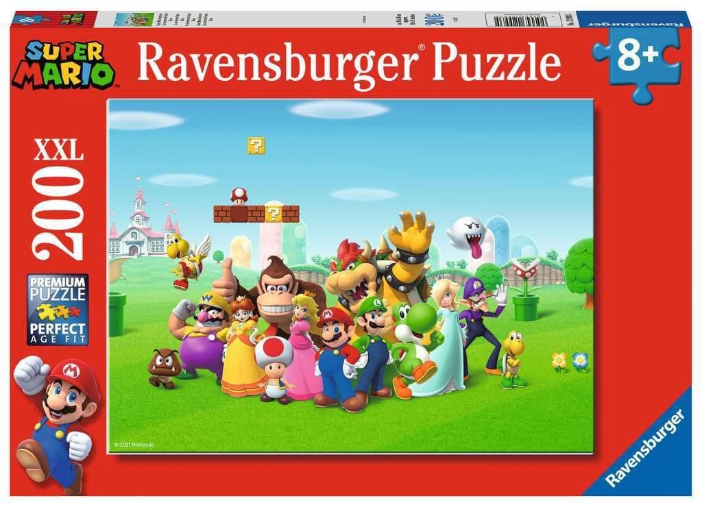 Ravensburger Super Mario 200 Piece Jigsaw Puzzles for Kids Age 8 Years Up - Extra Large Pieces