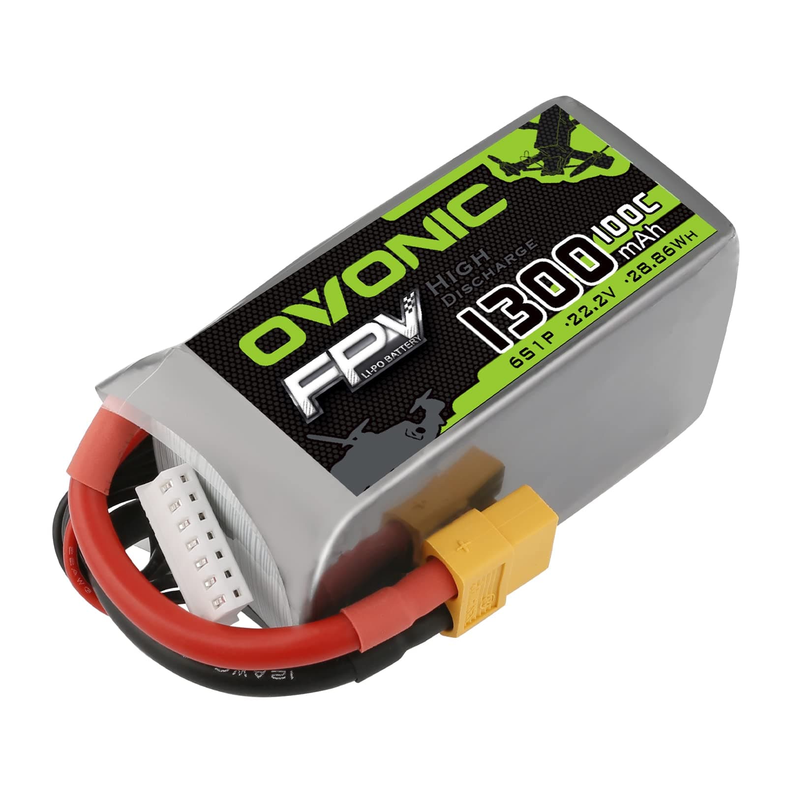 Ovonic 1300mah 6S 100C LiPo Battery